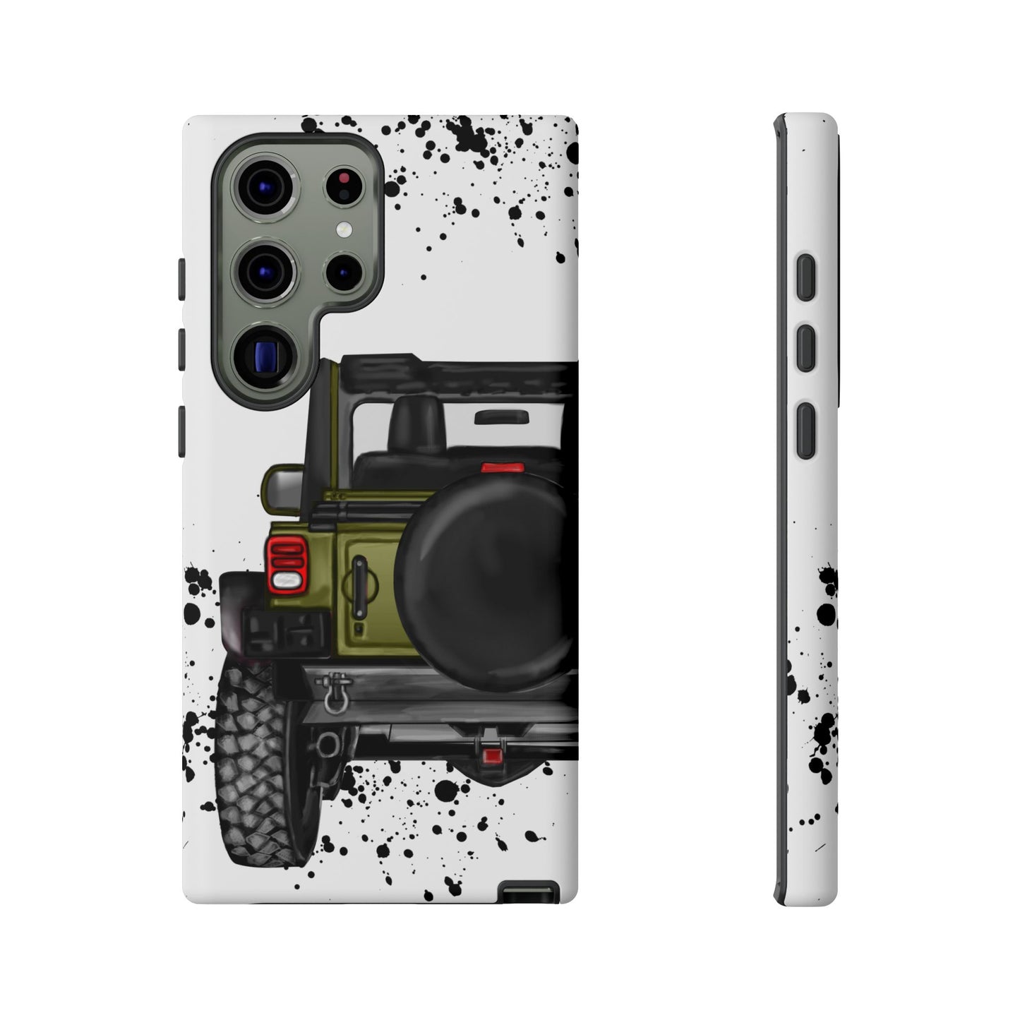 Off Road Life Army Green Protective Case for Iphone, Google and Samsung