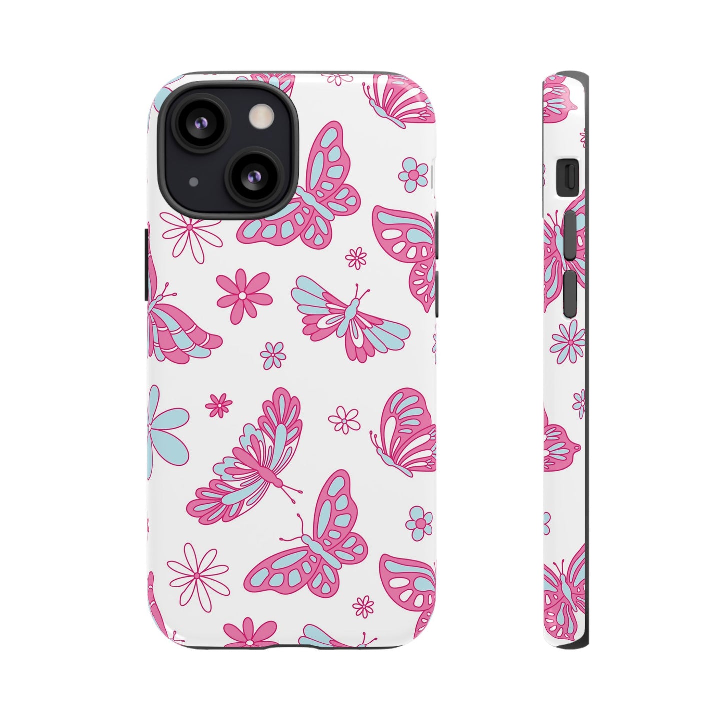 Pastel Butterflies Protective Phone Case