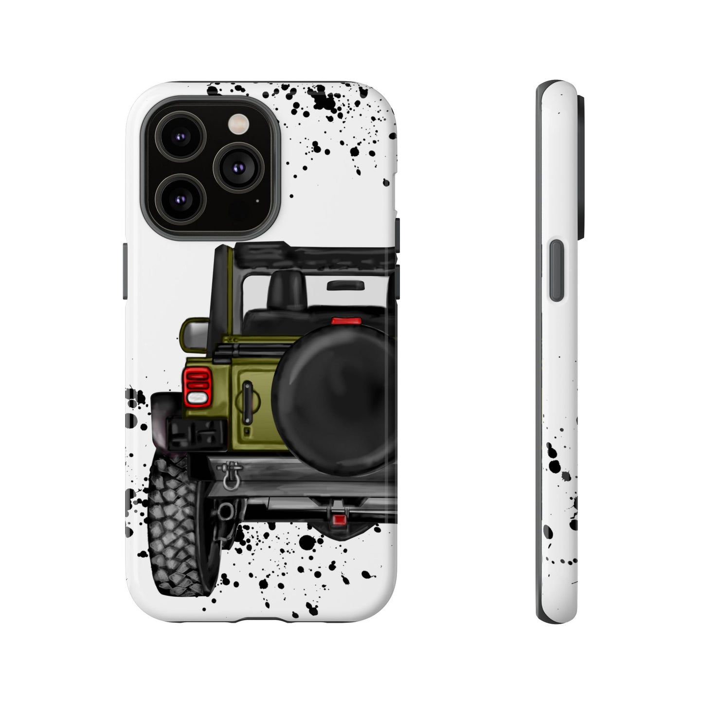 Off Road Life Army Green Protective Case for Iphone, Google and Samsung