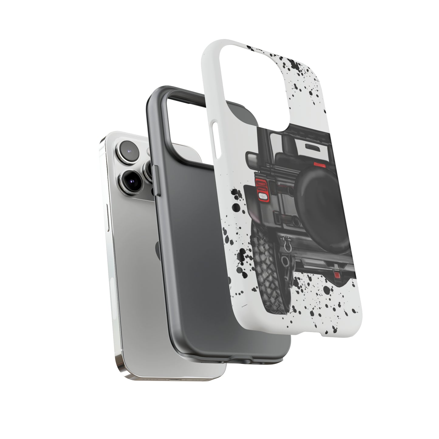 Off Road Life Charcoal Grey Protective Case for Iphone, Google and Samsung