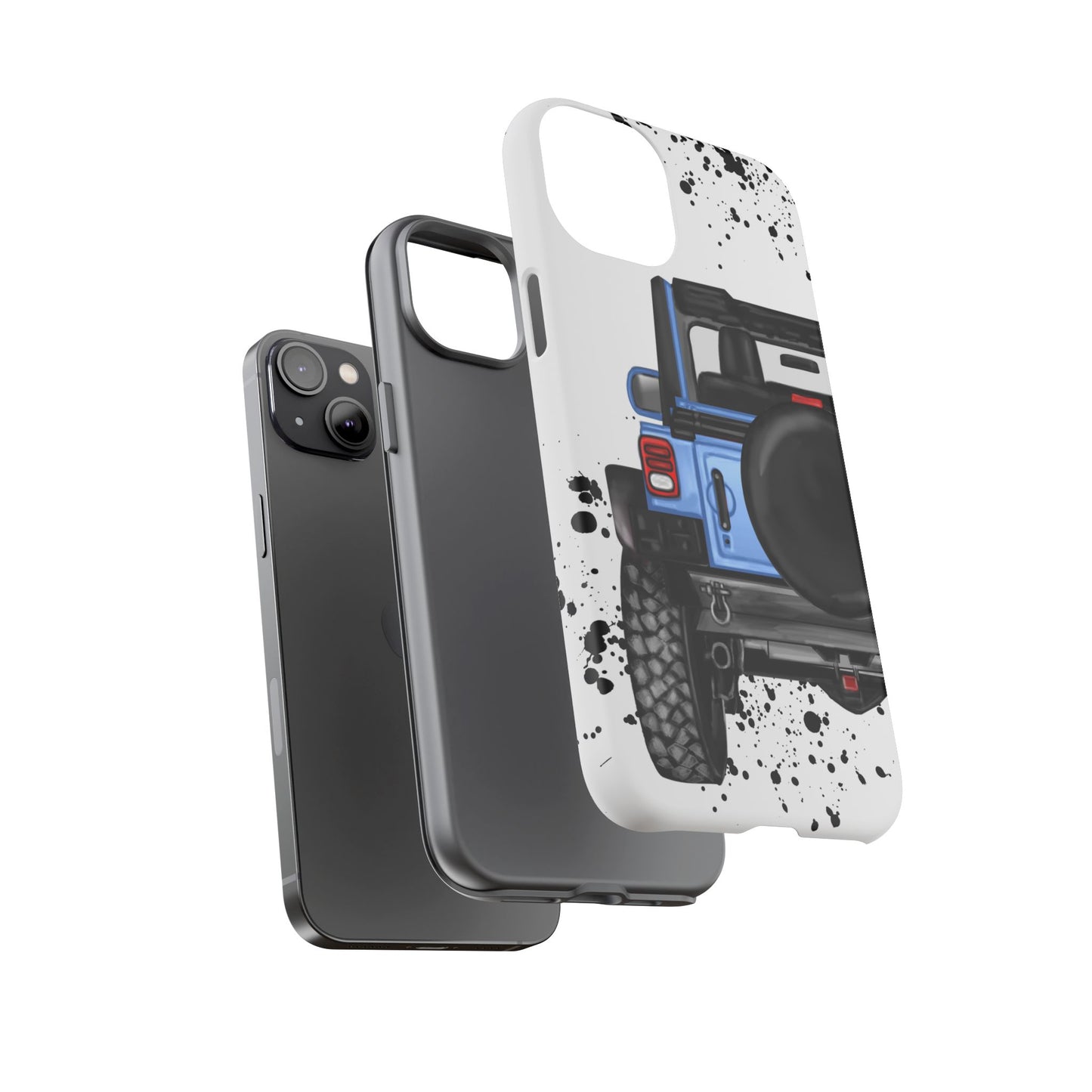 Off Road Life Light Blue Protective Case for Iphone, Google and Samsung