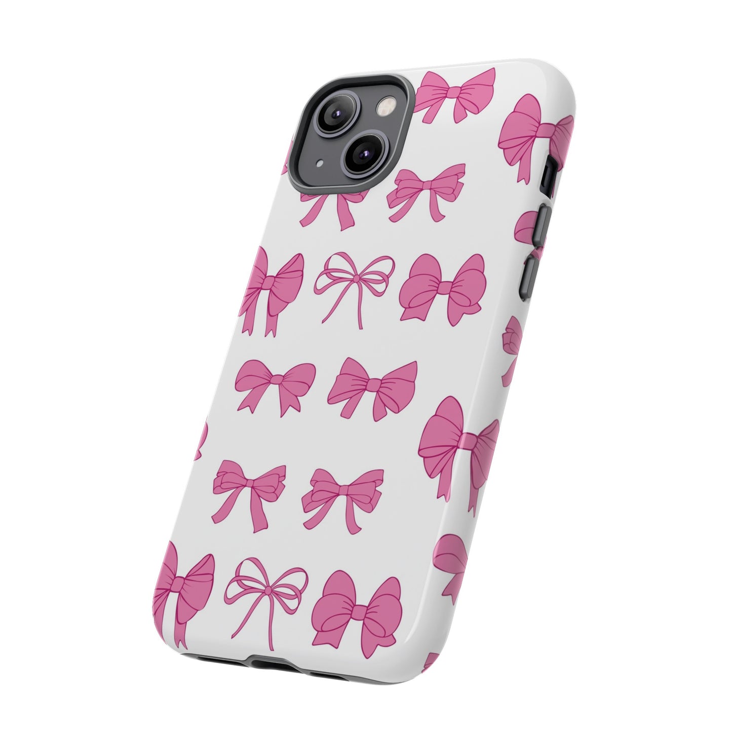 Pink Bows Protective Phone Case for Iphone, Samsung and Google Phones