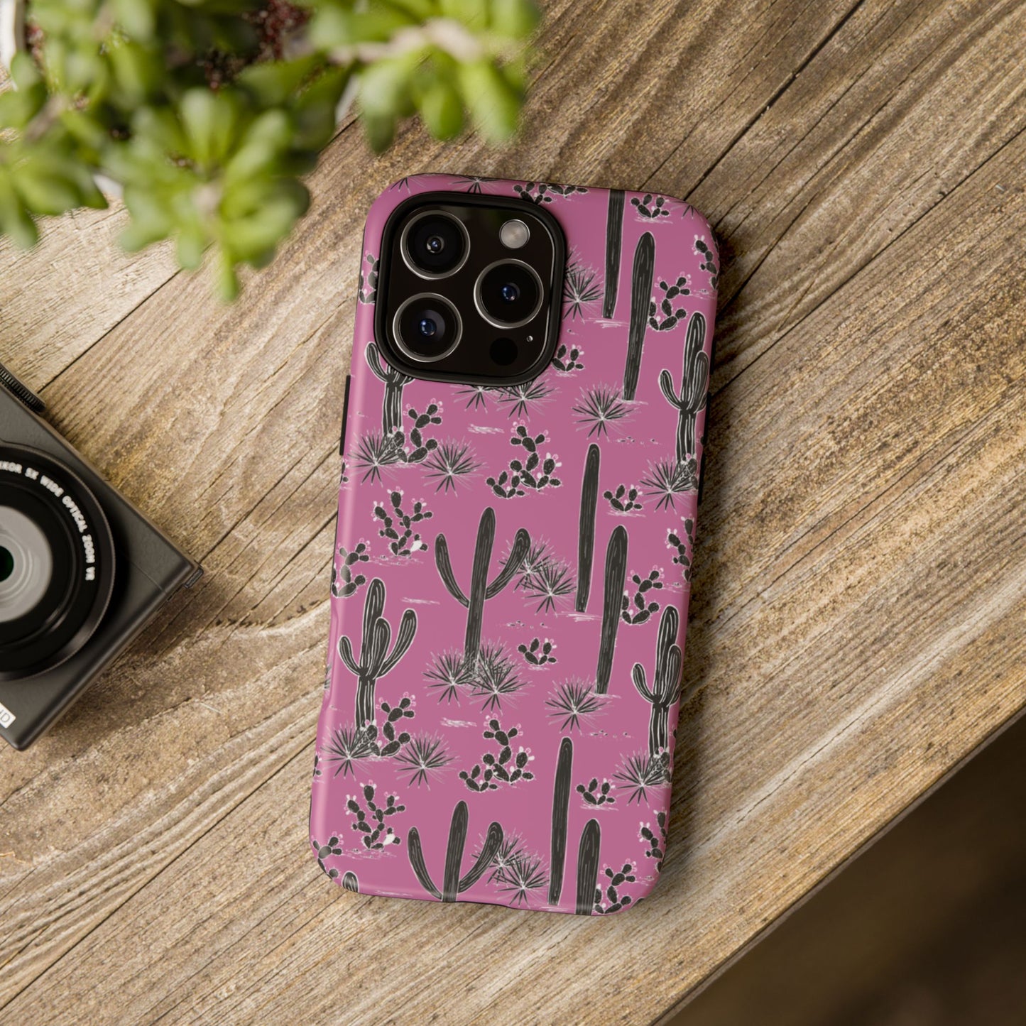 Pink Cactus Love Phone Case