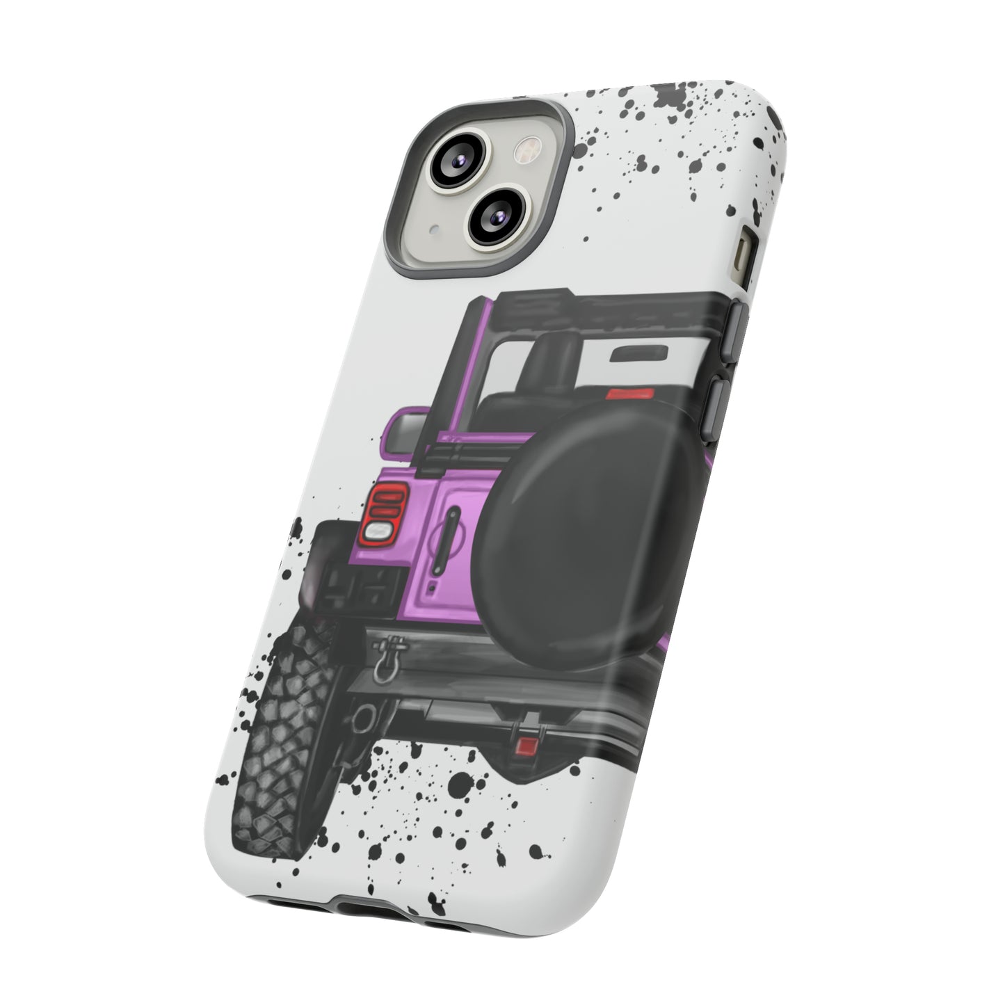 Off Road Life Charcoal Pink/Light Purple Protective Case for Iphone, Google and Samsung