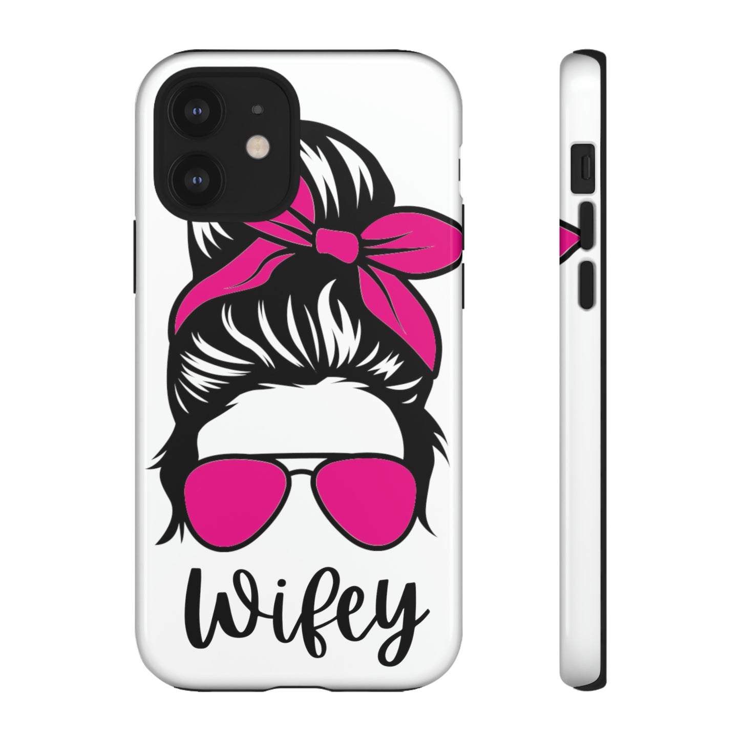 Pink Wifey Protective Case for IPhone, Samsung and Google