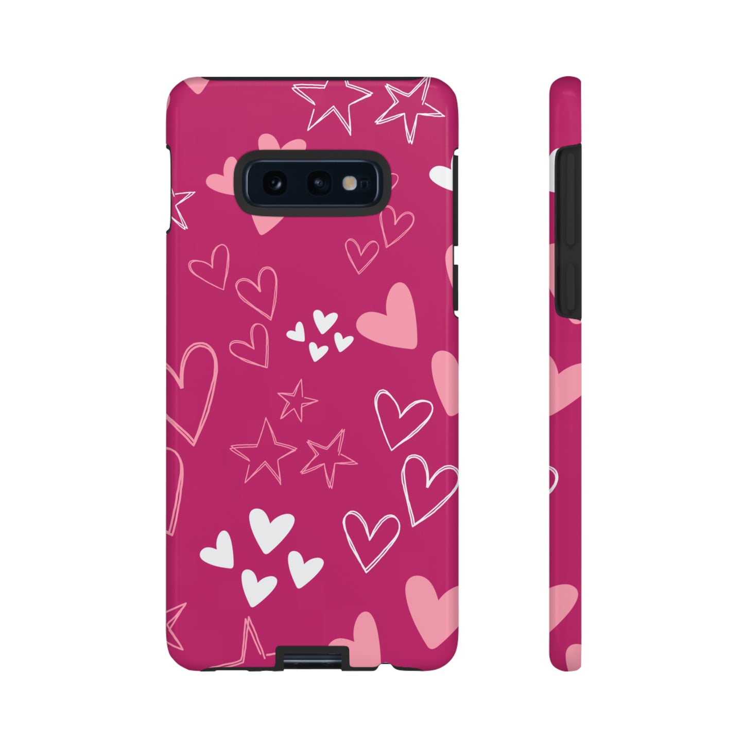 Heart and Stars Protective Case for Google, IPhone and Samsung phones