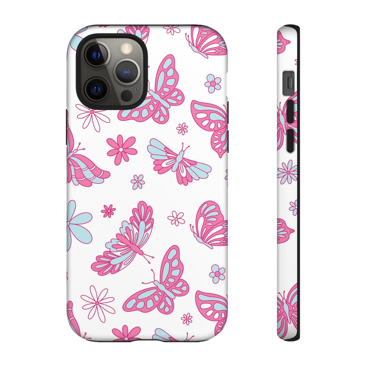 Pastel Butterflies Protective Phone Case