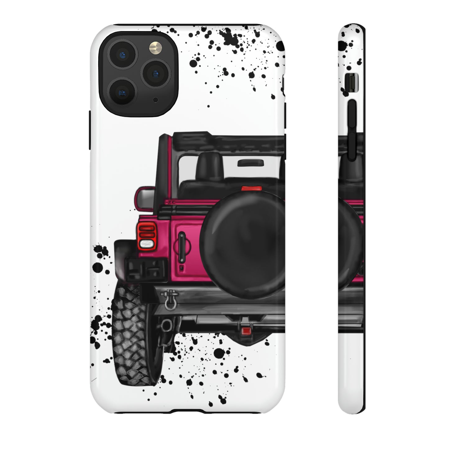 Off Road Life Dark Pink Protective Case for Iphone, Google and Samsung