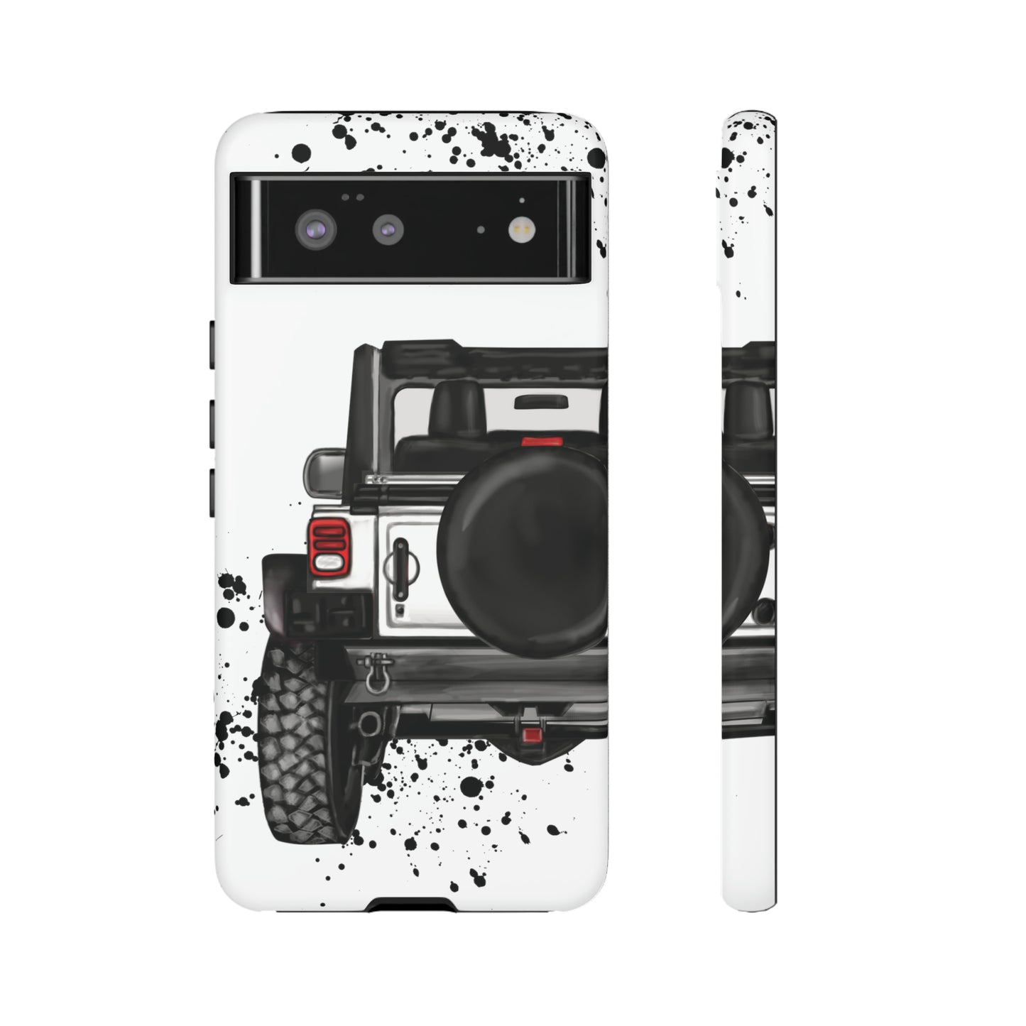 Off Road Life White Protective Case for Iphone, Google and Samsung