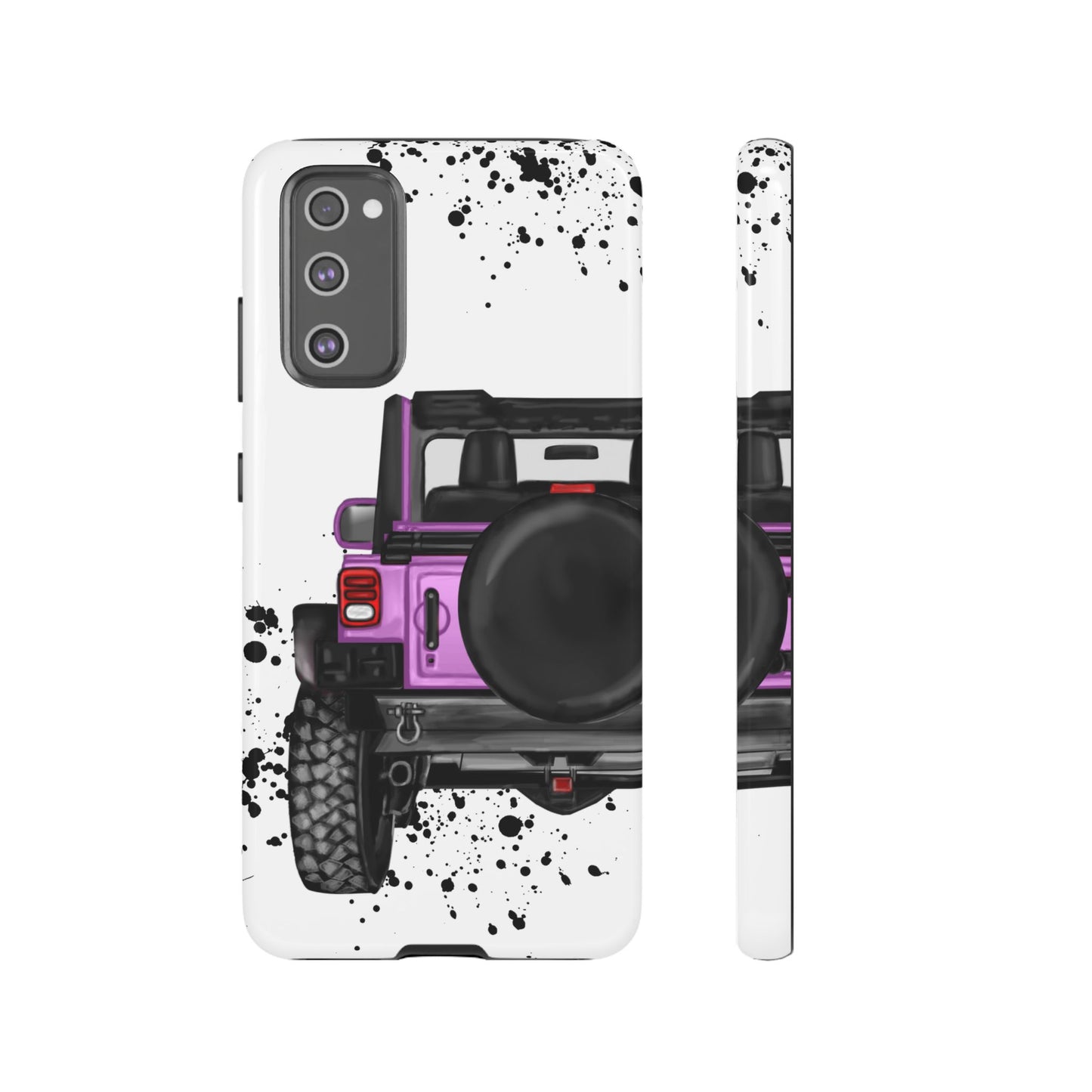 Off Road Life Charcoal Pink/Light Purple Protective Case for Iphone, Google and Samsung