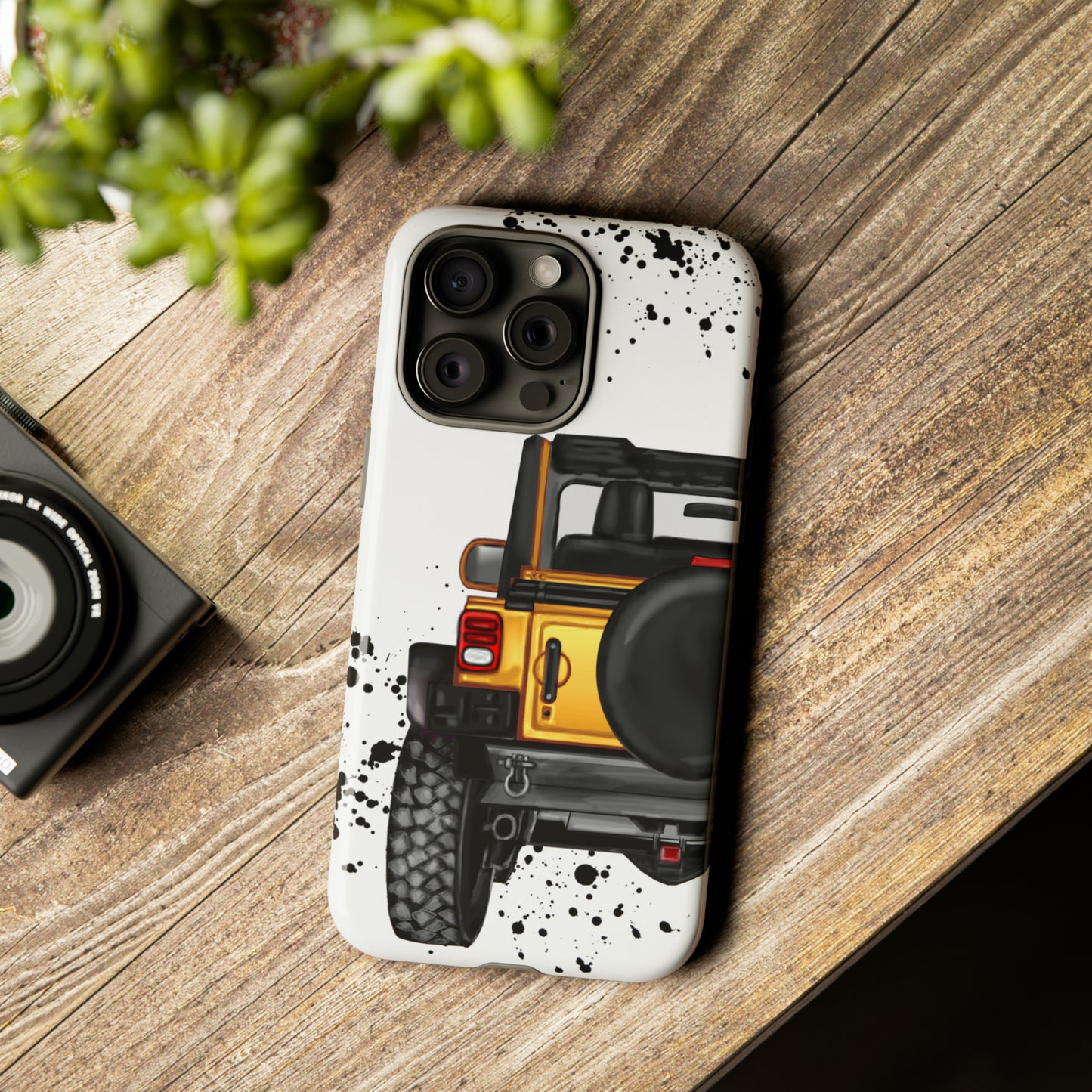 Off Road Life Yellow Protective Case for Iphone, Google and Samsung