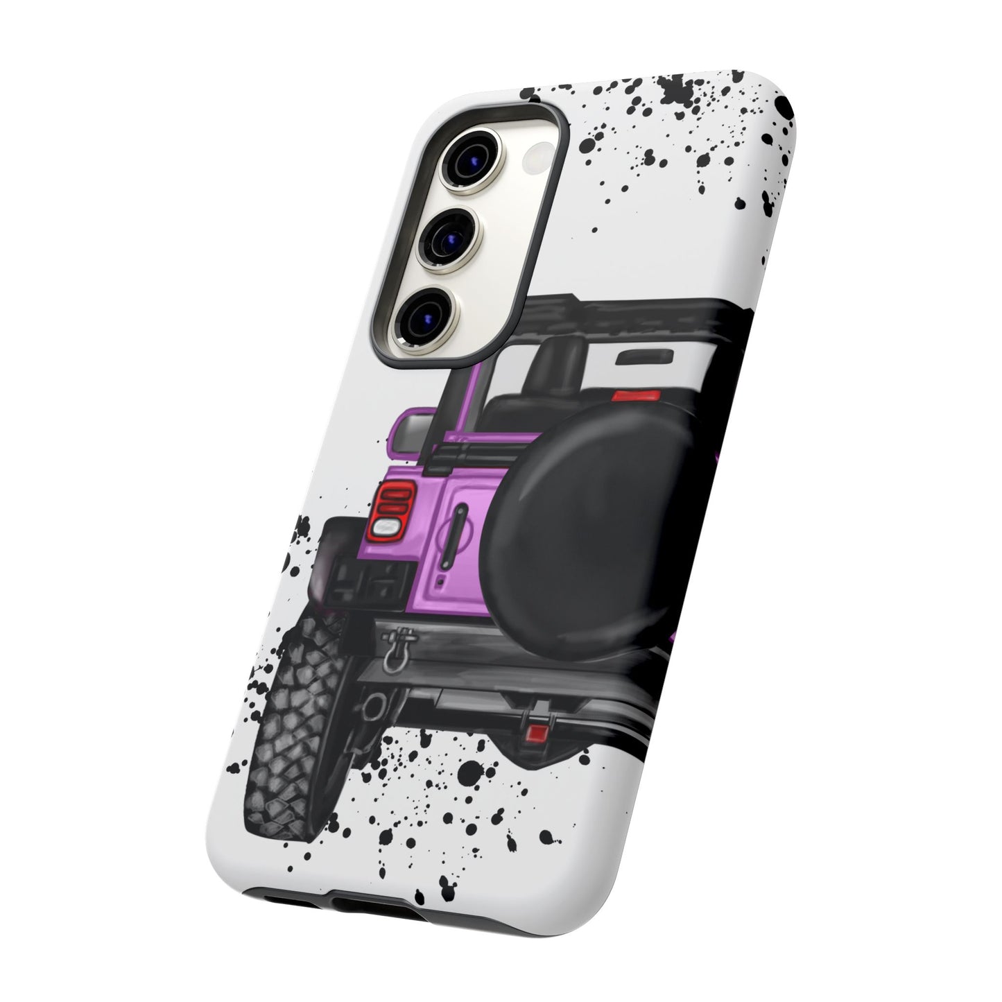 Off Road Life Pink/Light Purple Protective Case for Iphone, Google and Samsung