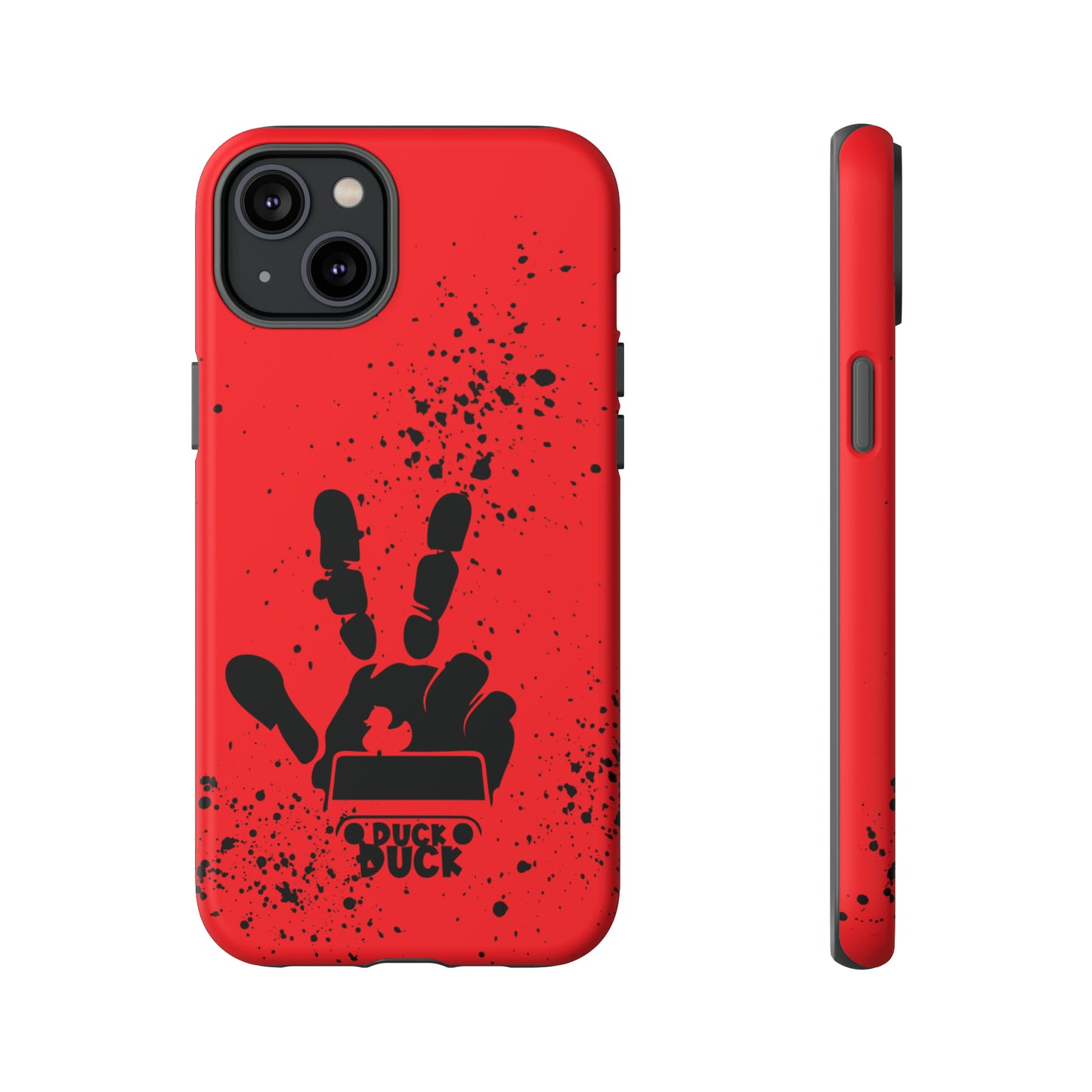 Duck Duck Red Protective Phone Case for IPhone, Samsung and Google Phones