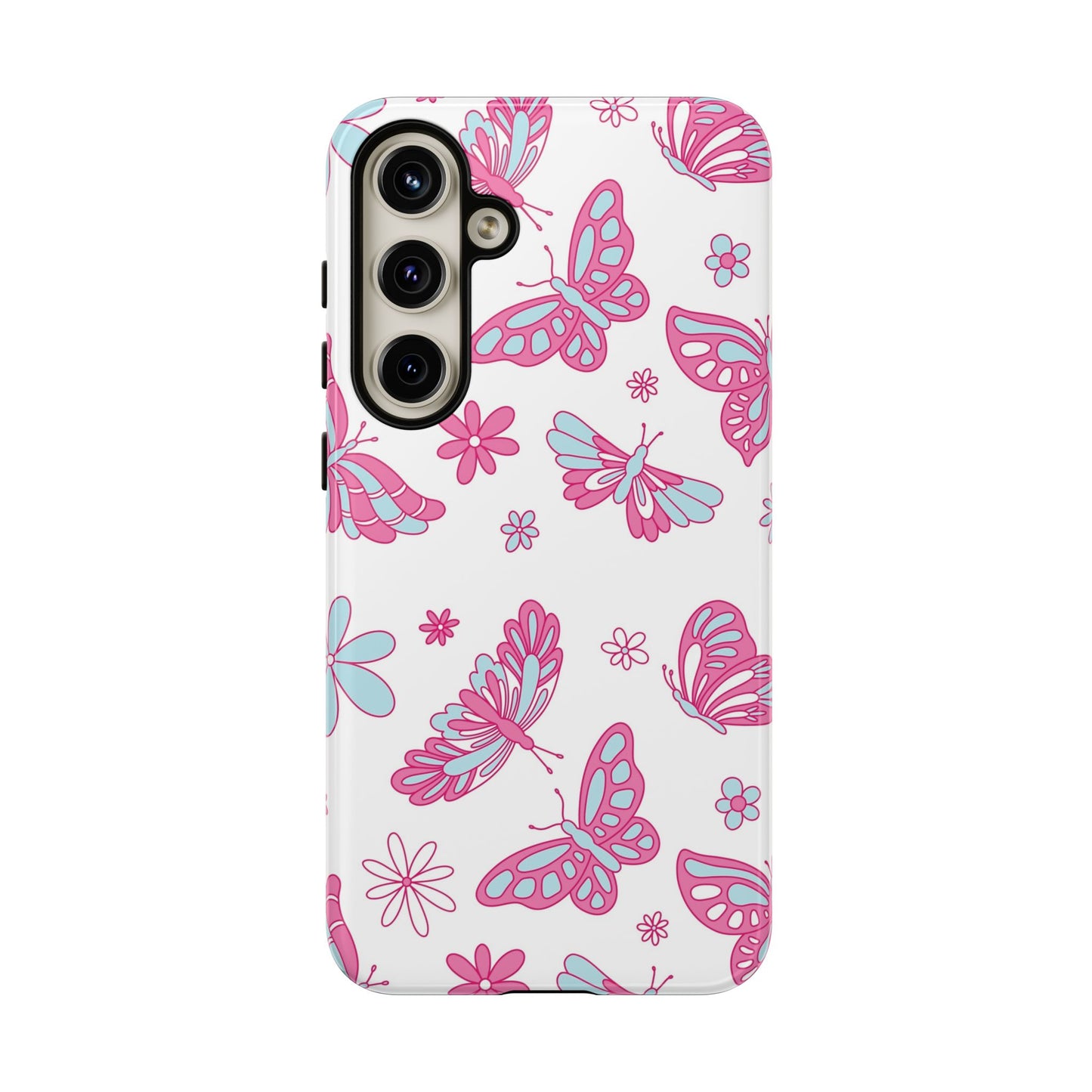 Pastel Butterflies Protective Phone Case