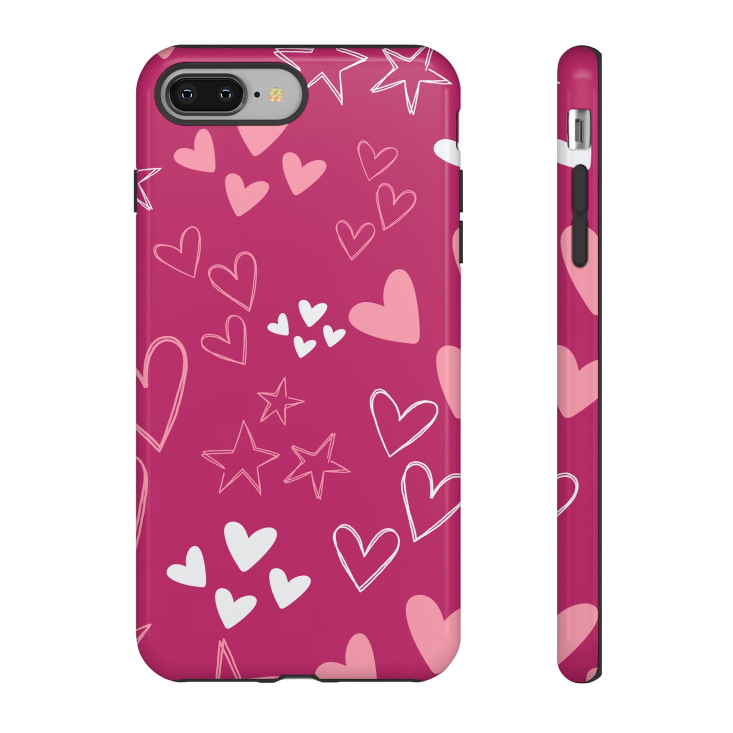 Heart and Stars Protective Case for Google, IPhone and Samsung phones