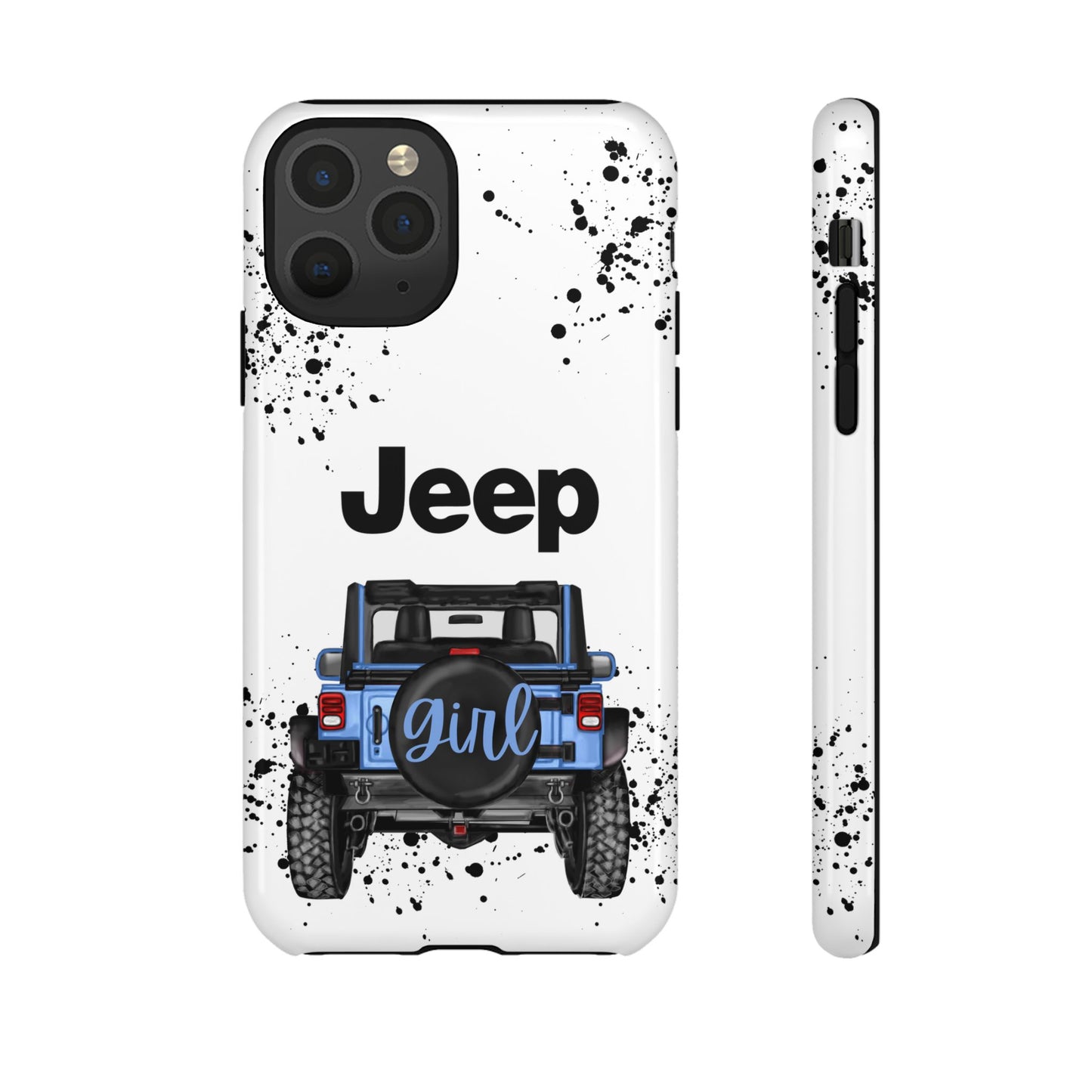 Off Road Girl Light Blue Protective Case for Iphone, Google and Samsung Phones