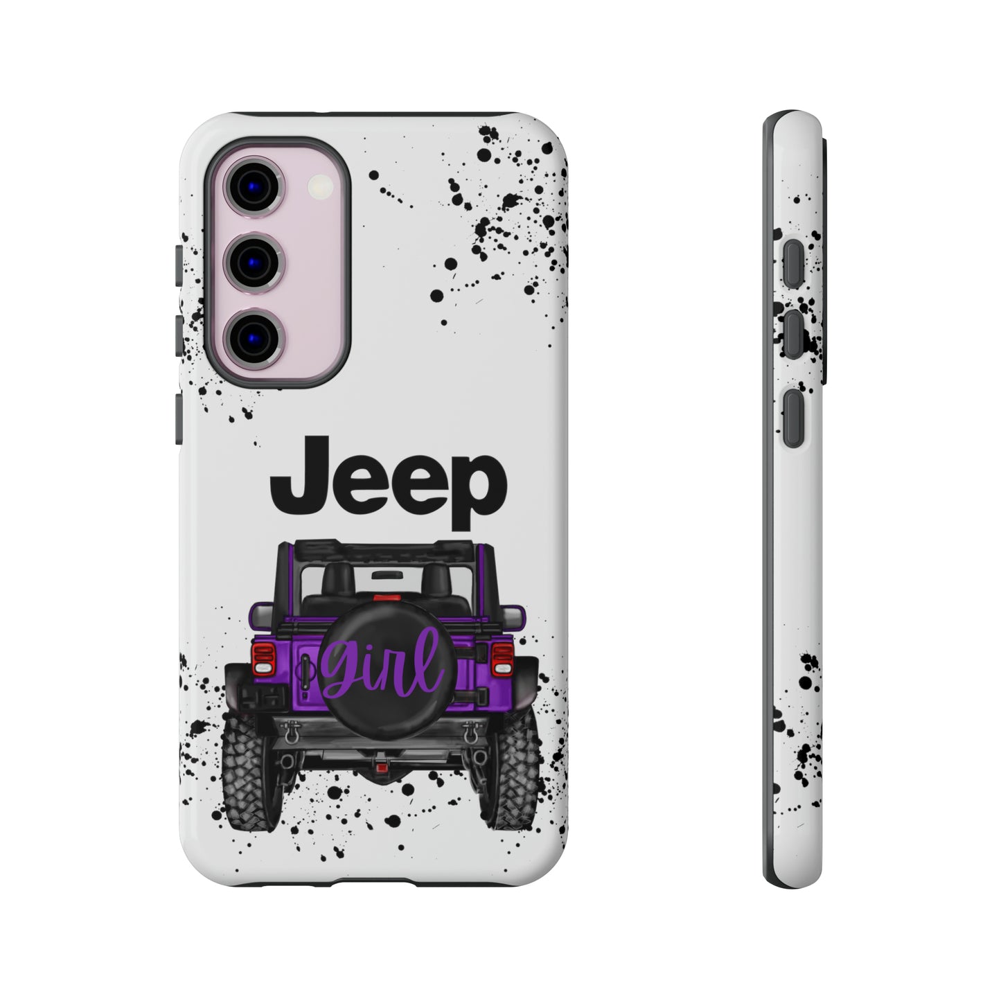 Off Road Girl Dark Purple Protective Case for Iphone, Google and Samsung Phones