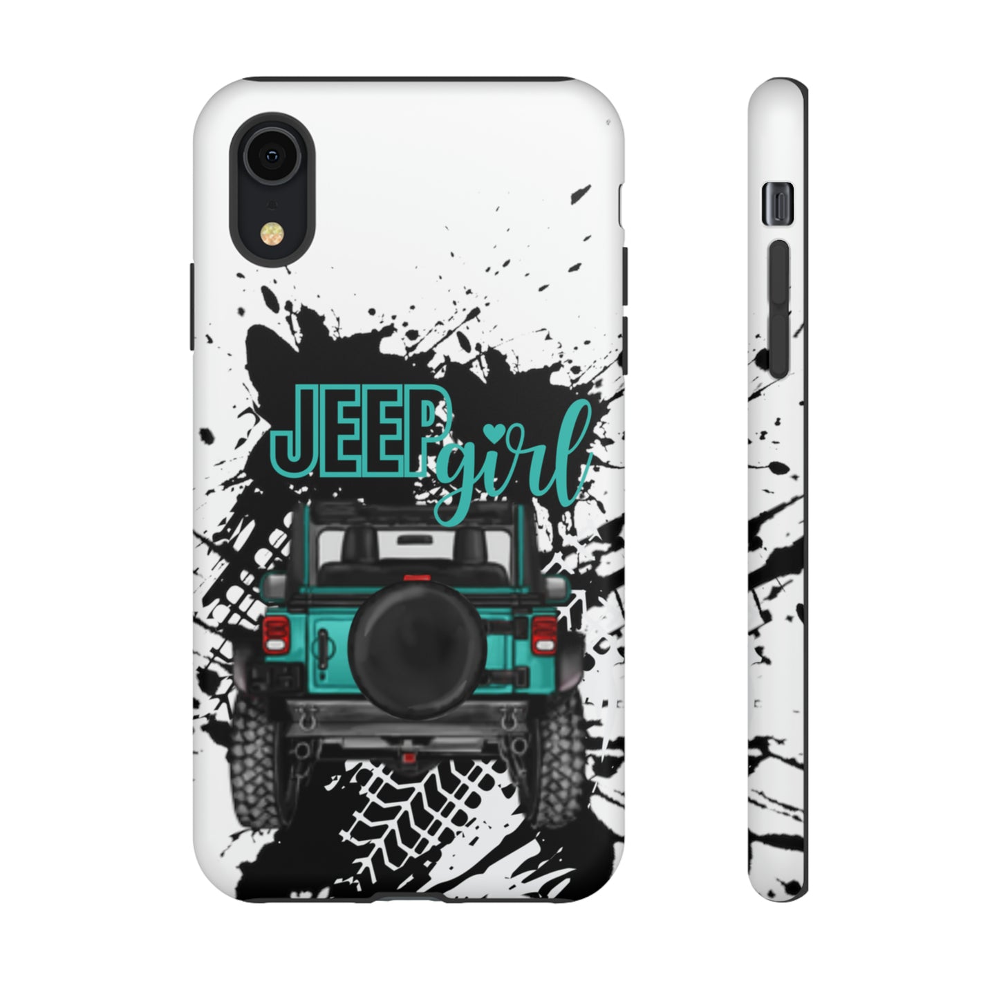 Off Road Girl Turquoise Tough Cases