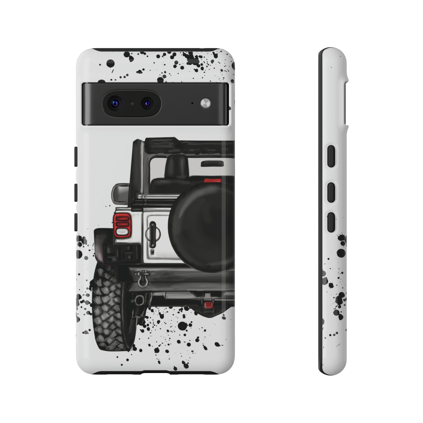 Off Road Life White Protective Case for Iphone, Google and Samsung