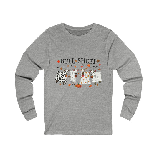 Bull Sheet Cow Ghost Unisex Jersey Long Sleeve Tee