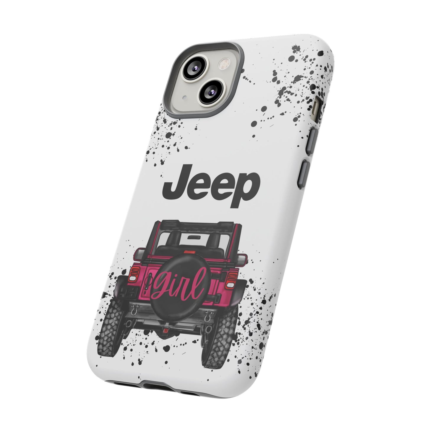 Off Road Girl Red Protective Case for Iphone, Google and Samsung Phones