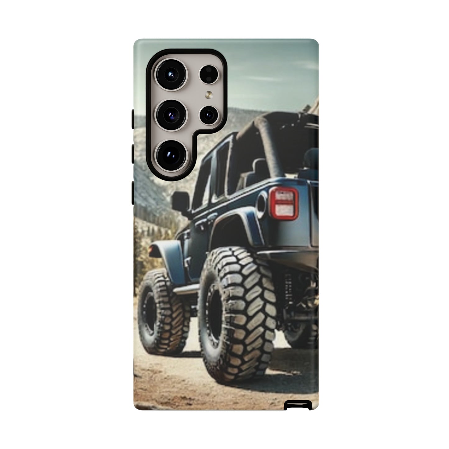 Blue Jeep Protective Phone Case