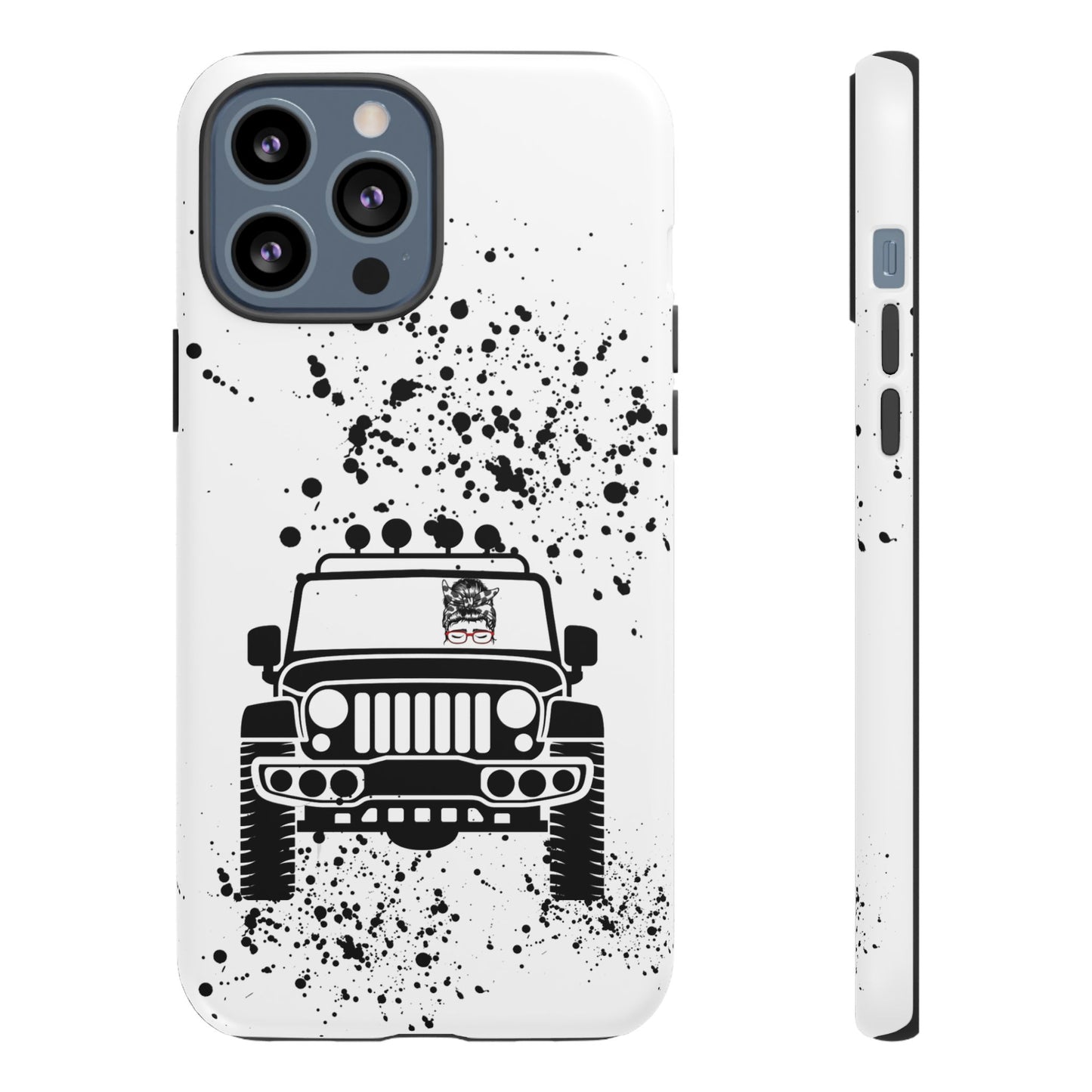 Off Road Girl with Glasses Tough Cases