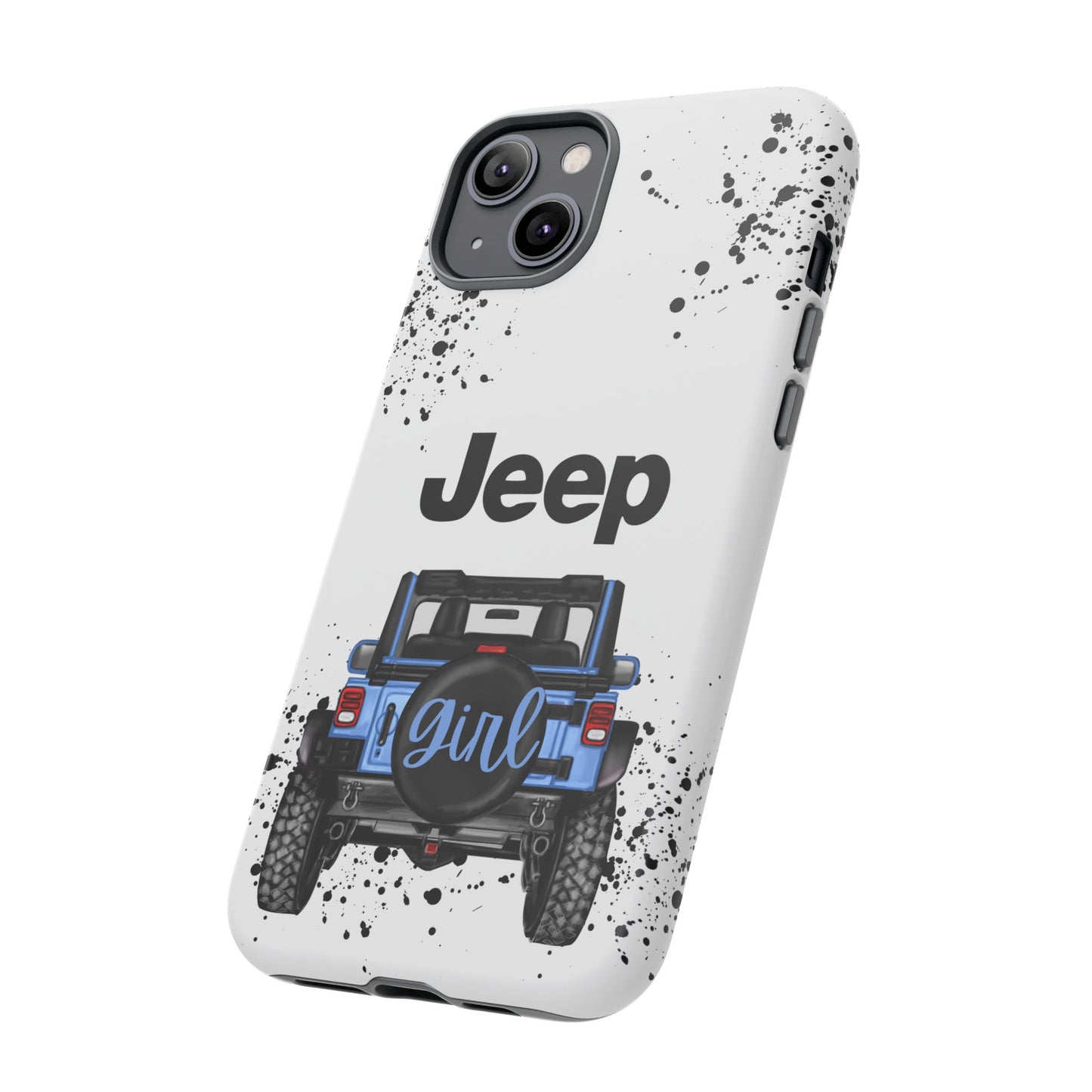 Off Road Girl Light Blue Protective Case for Iphone, Google and Samsung Phones