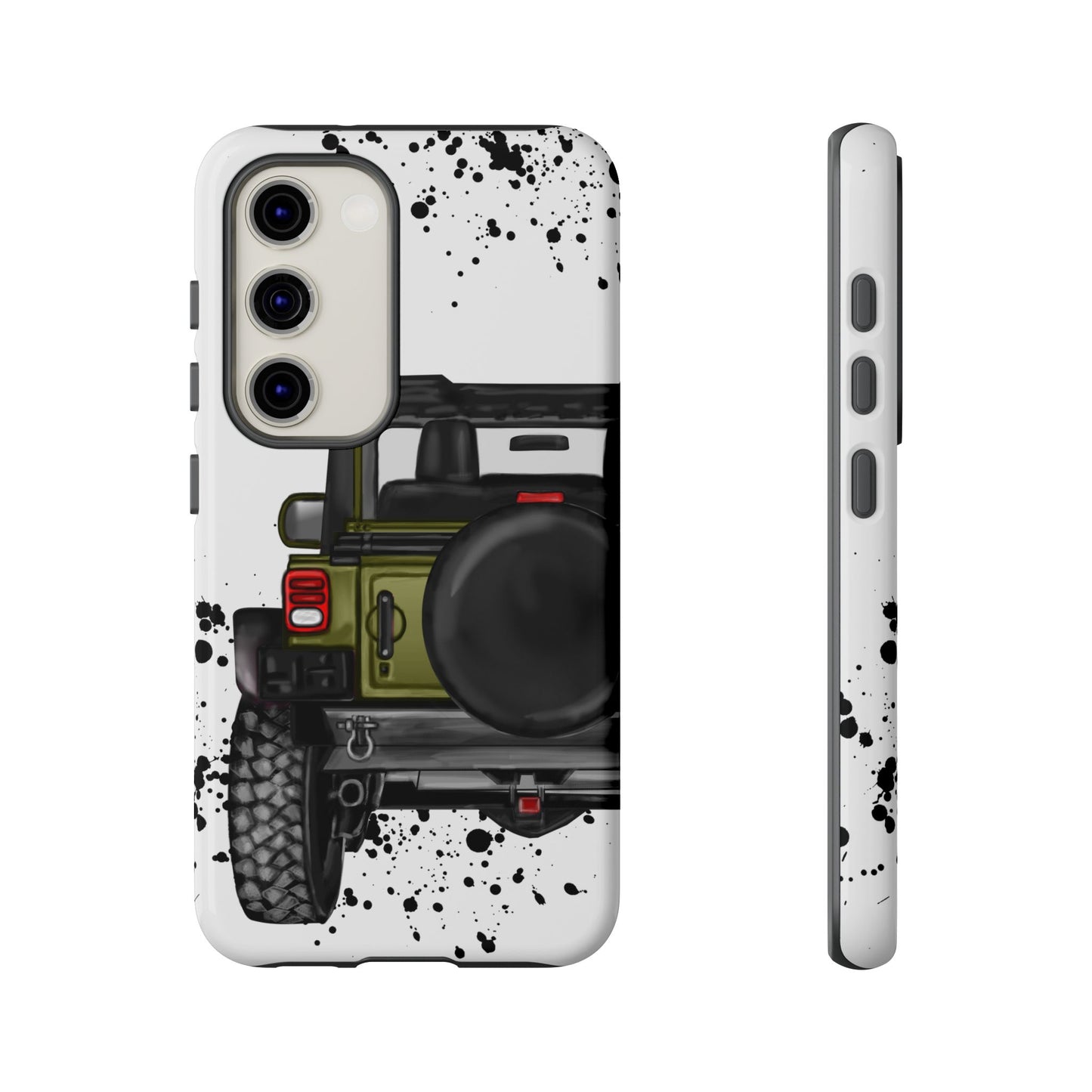 Off Road Life Army Green Protective Case for Iphone, Google and Samsung