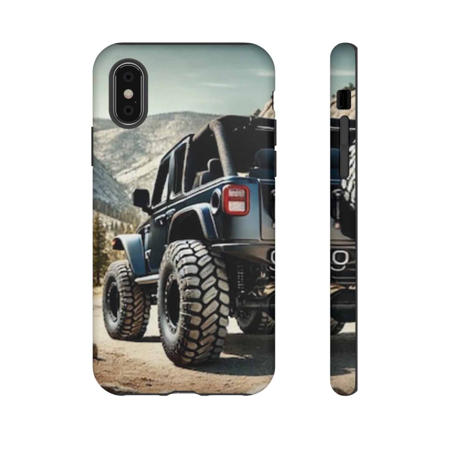 Blue Jeep Protective Phone Case