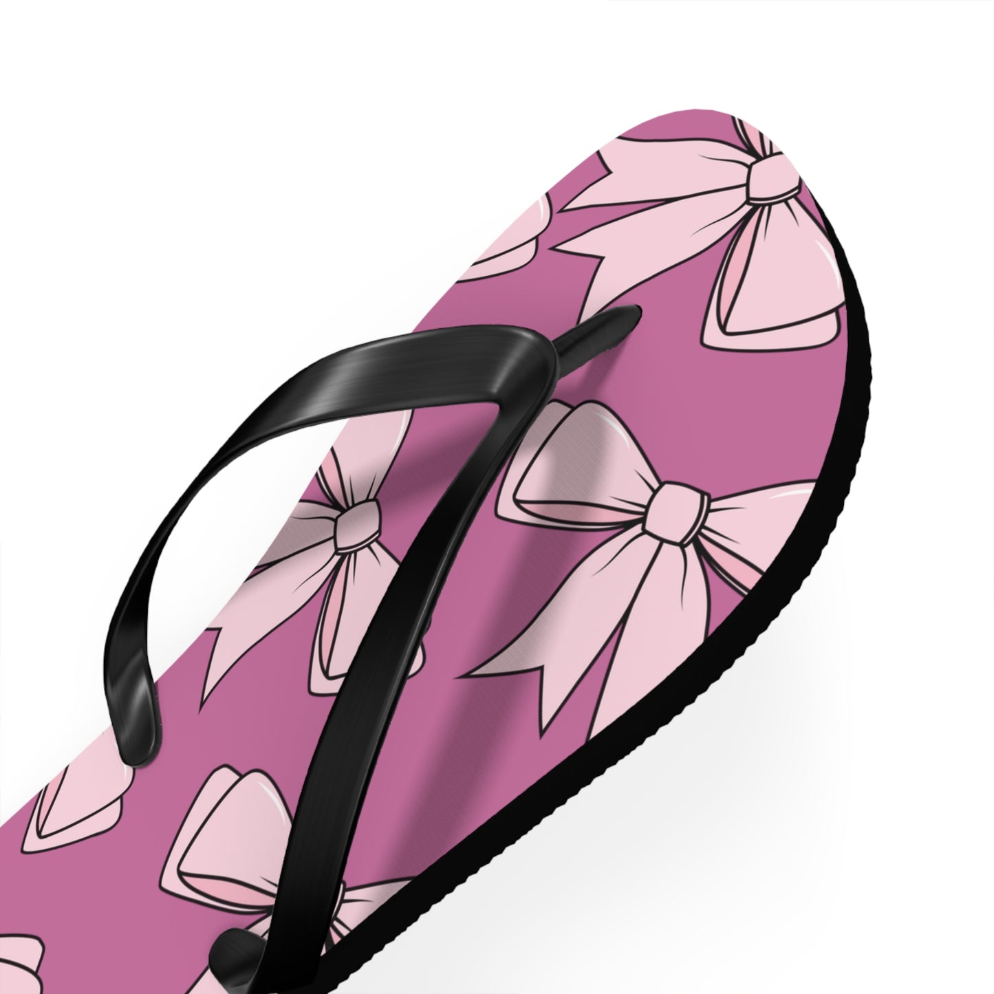 Pink Bow Flip Flops