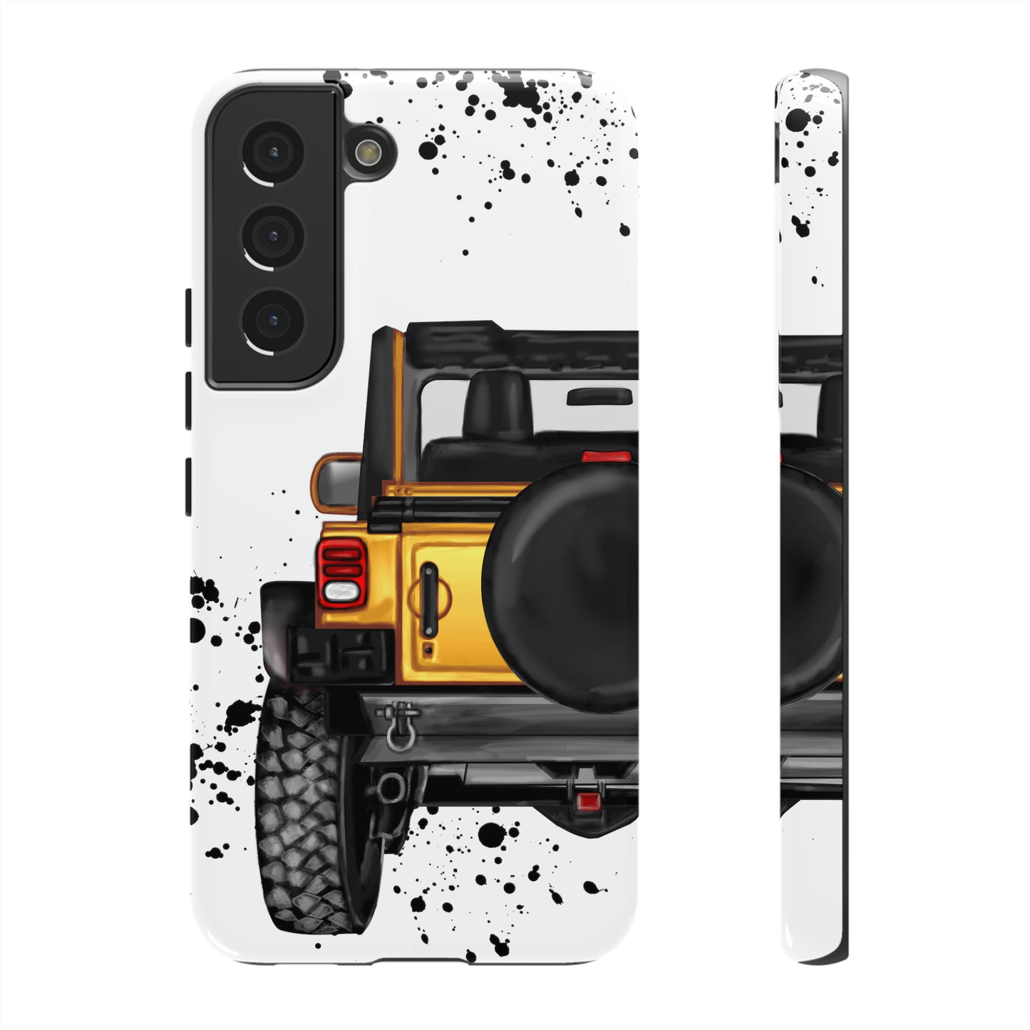 Off Road Life Yellow Protective Case for Iphone, Google and Samsung