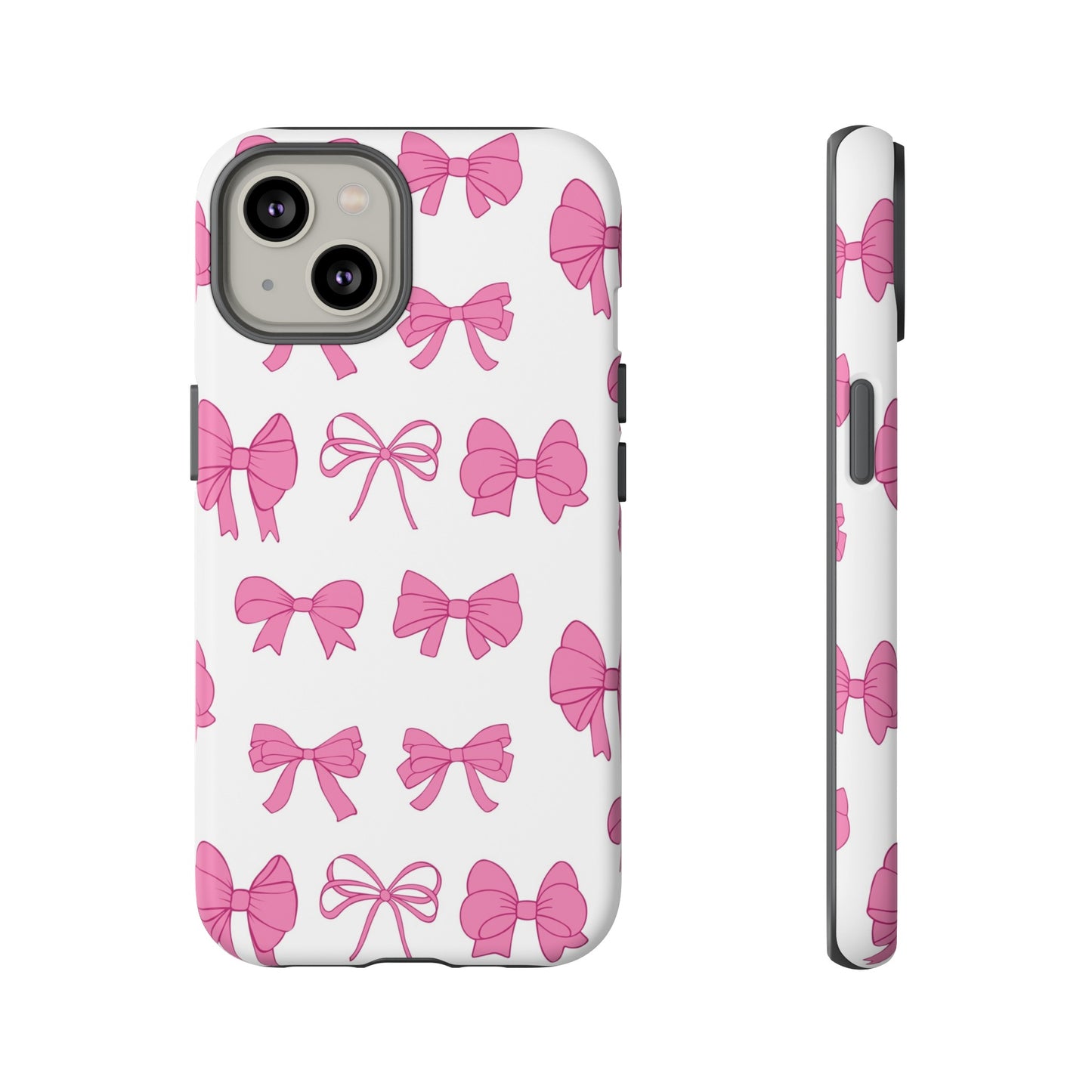 Pink Bows Protective Phone Case for Iphone, Samsung and Google Phones