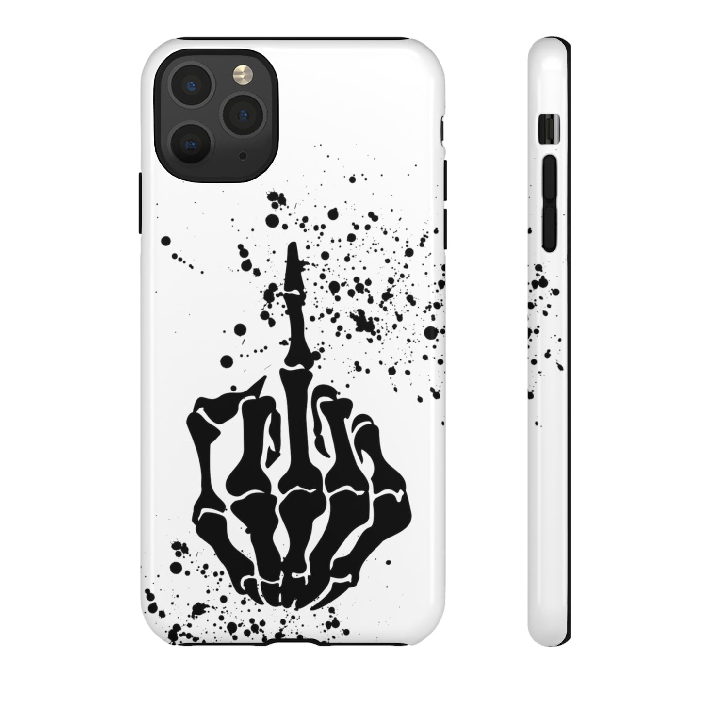 Skeleton, Finger Protective Case for Iphone, a Google and Samsung phones