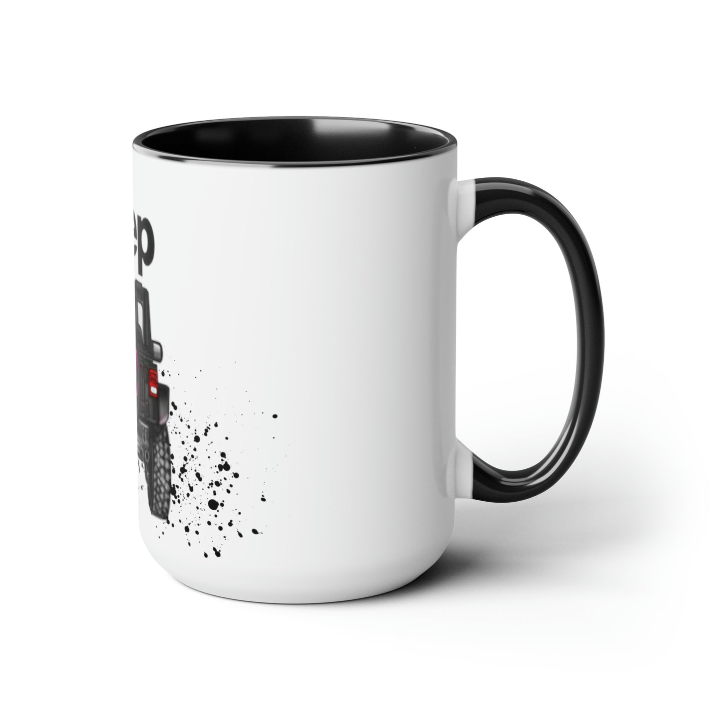 Off Road Girl Two-Tone Coffee Mug 15oz