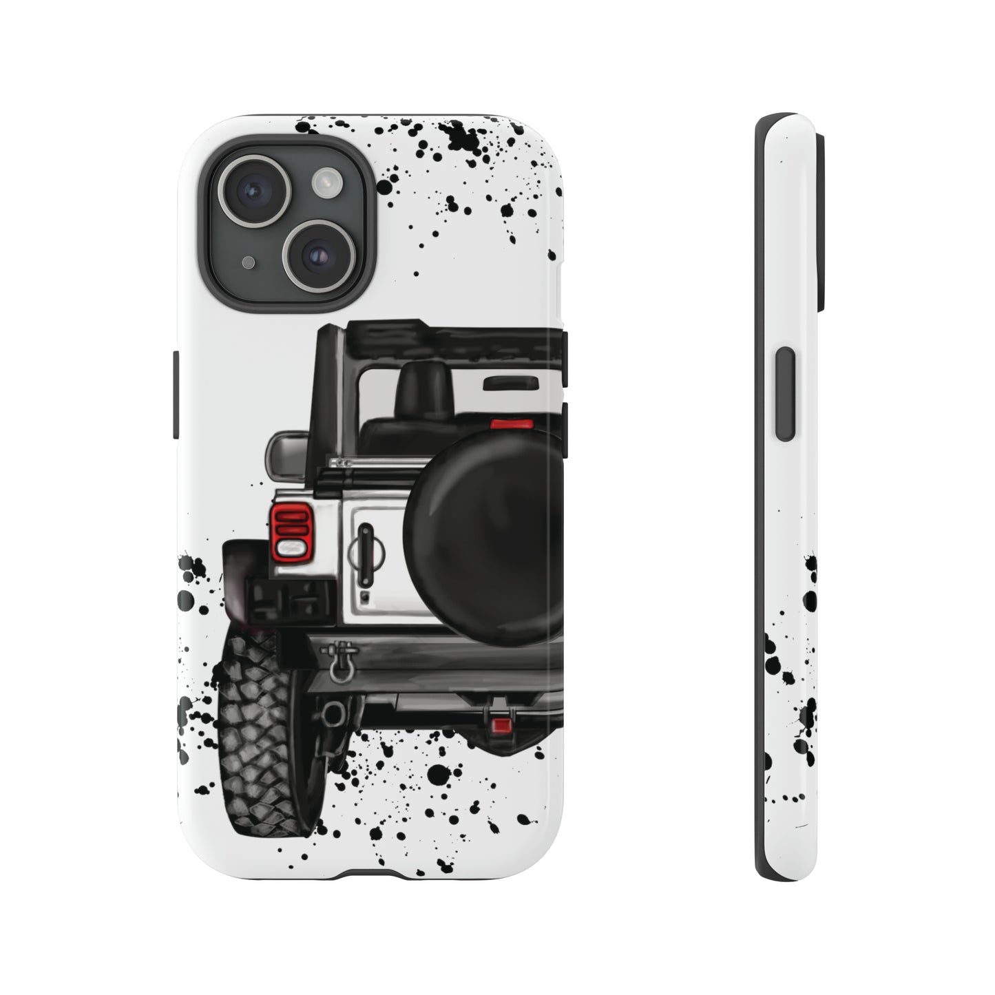 Off Road Life White Protective Case for Iphone, Google and Samsung