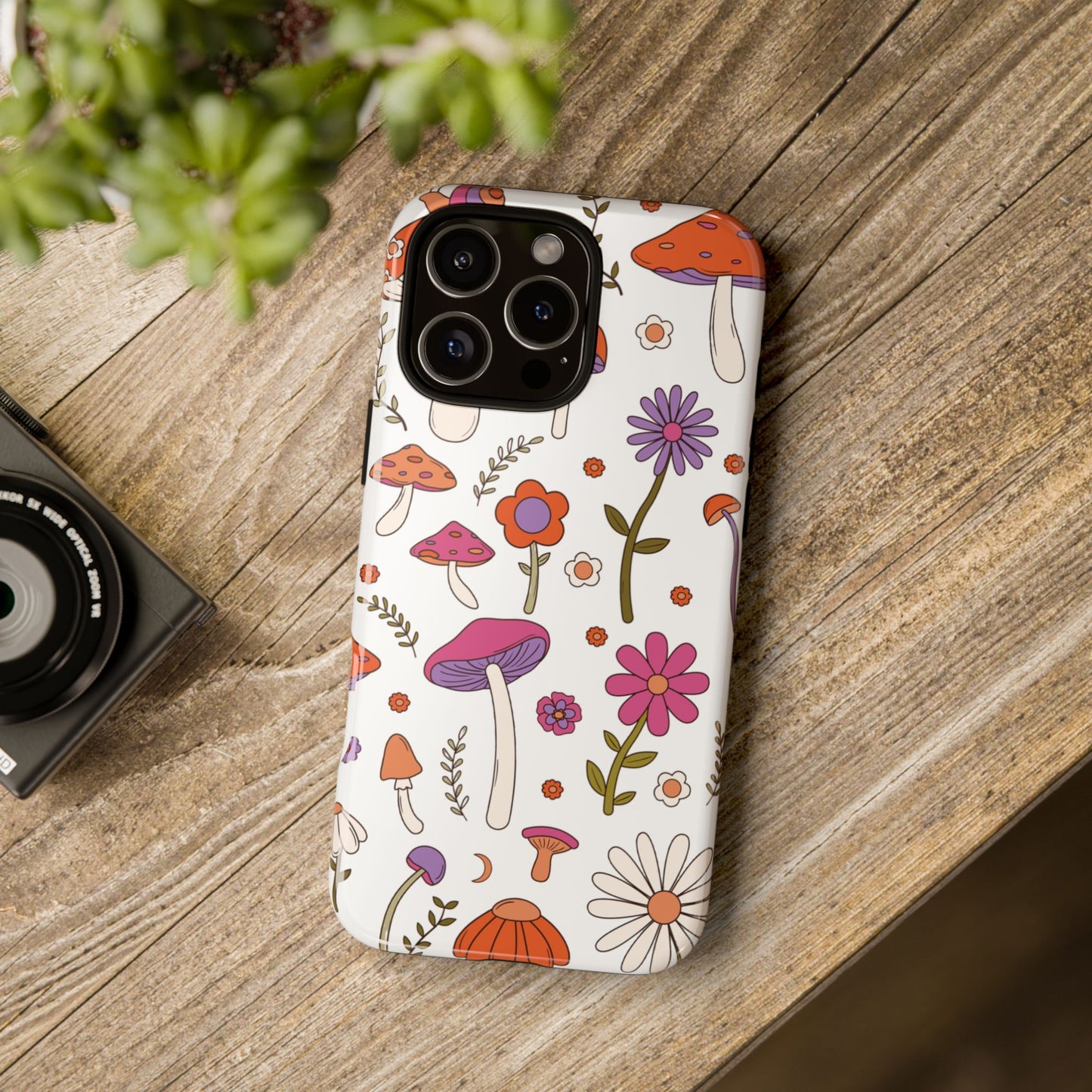 Mushrooms Protective Phone Case