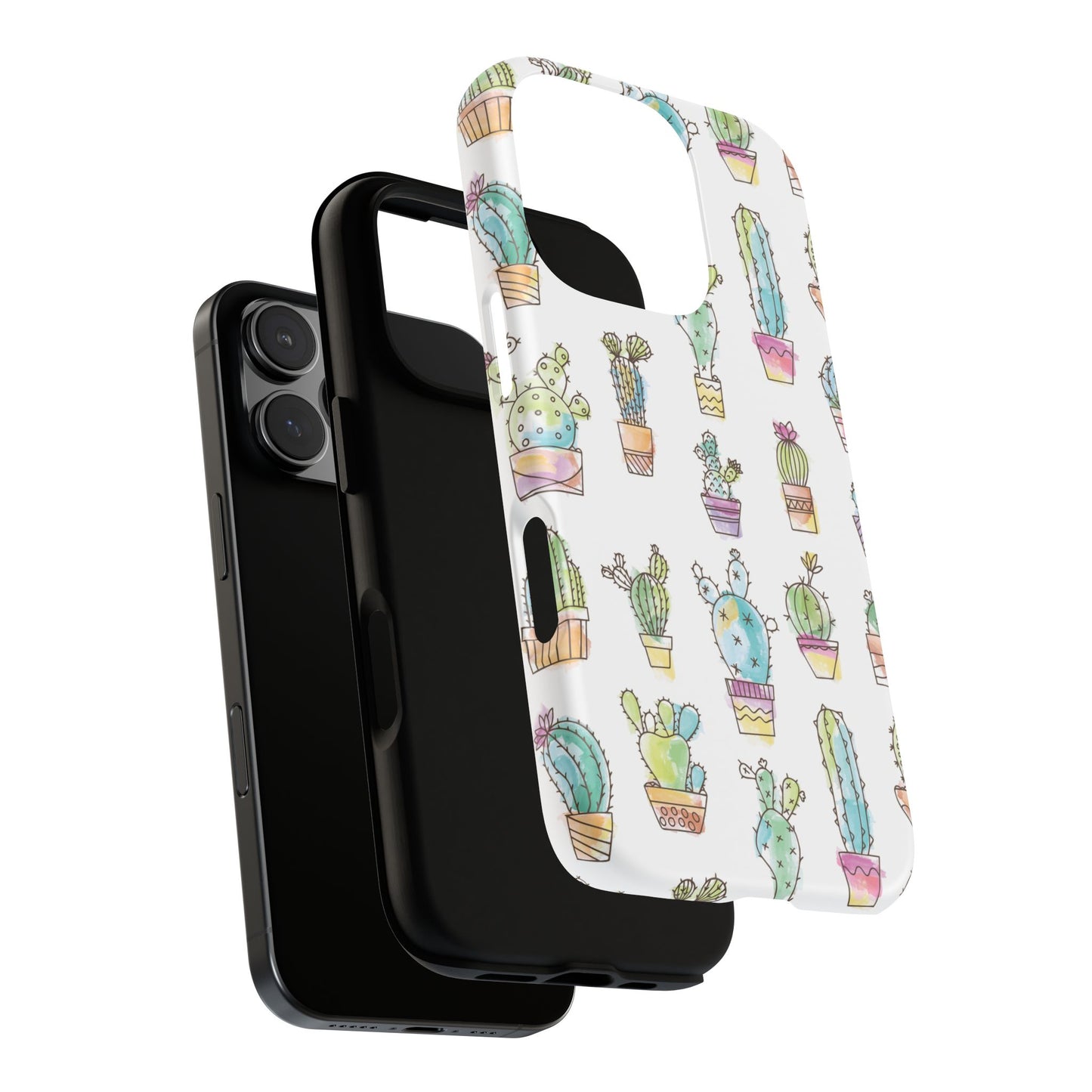 Pastel Cactus Love Phone Case