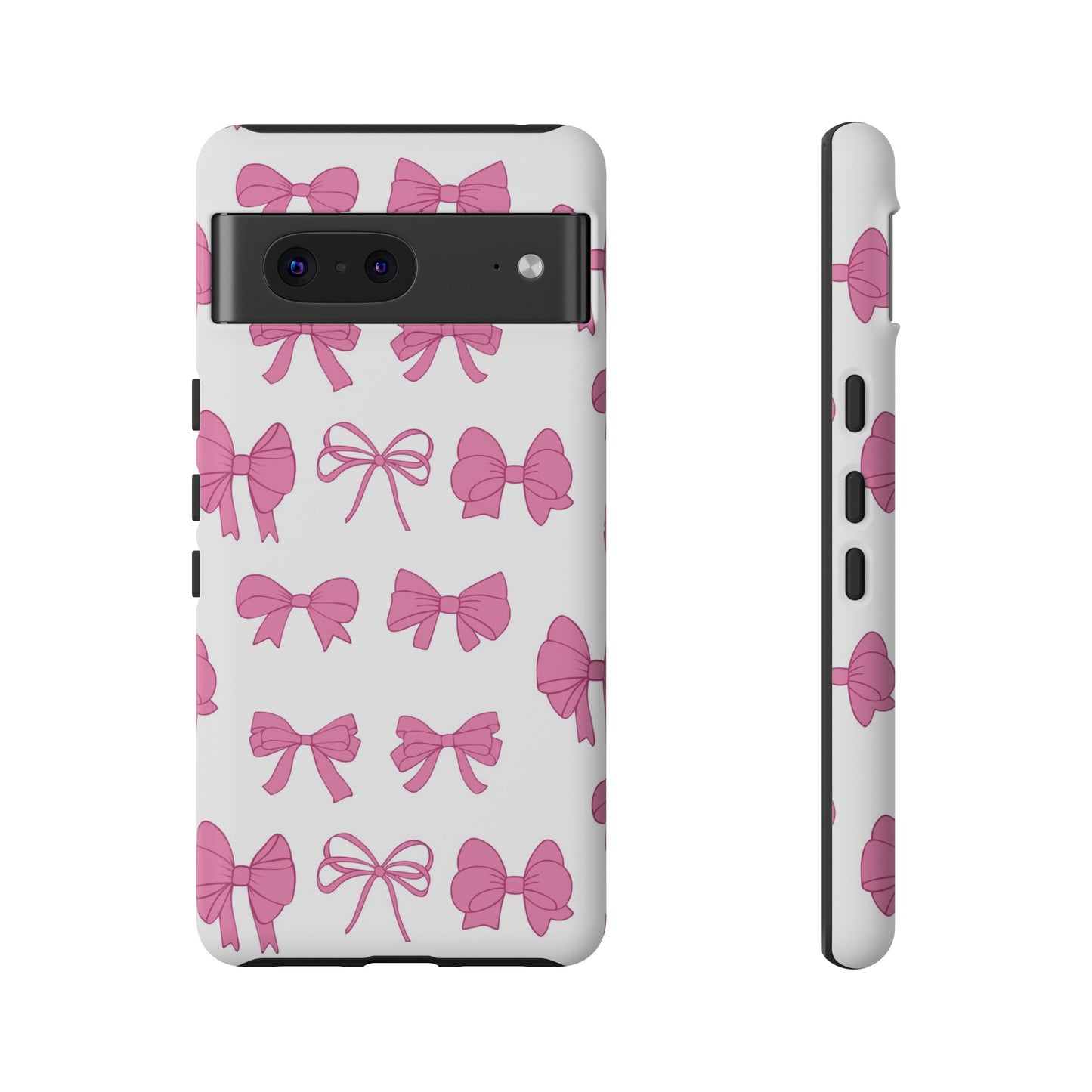 Pink Bows Protective Phone Case for Iphone, Samsung and Google Phones
