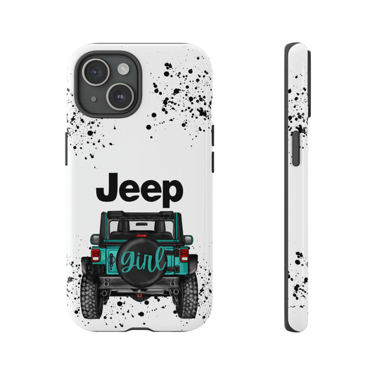 Off Road Girl Turquoise Protective Case for Iphone, Google and Samsung Phones