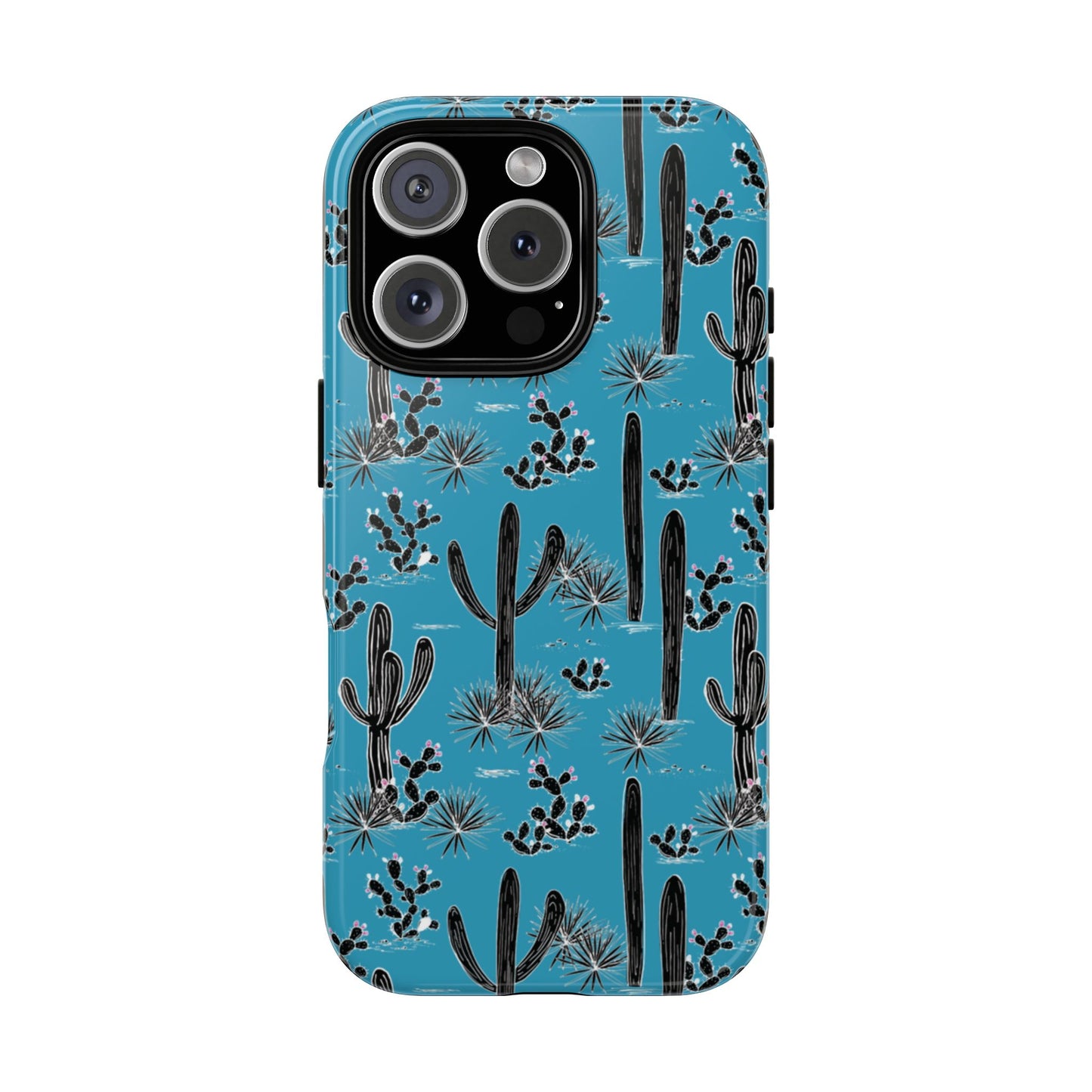 Turquoise Cactus Love Phone Case