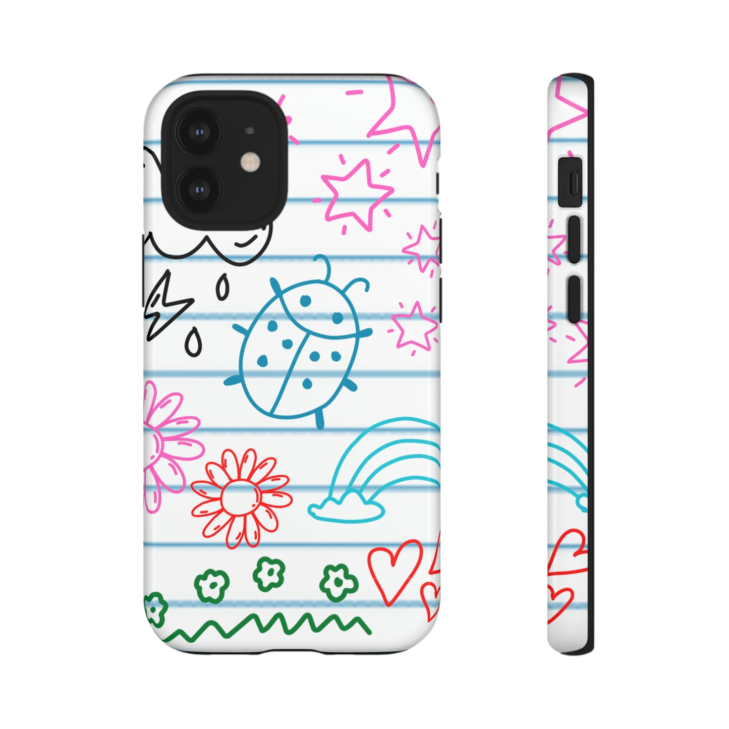 Kid Doodles Protective Phone Case for IPhone, Google and Samsung phones