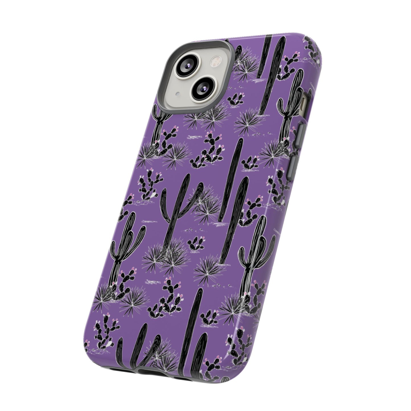 Purple Cactus Love Phone Case