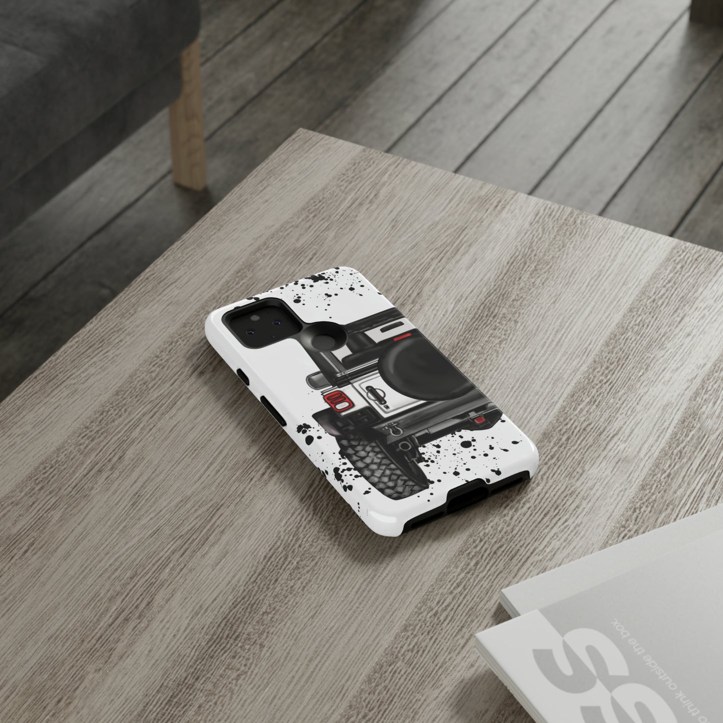 Off Road Life White Protective Case for Iphone, Google and Samsung