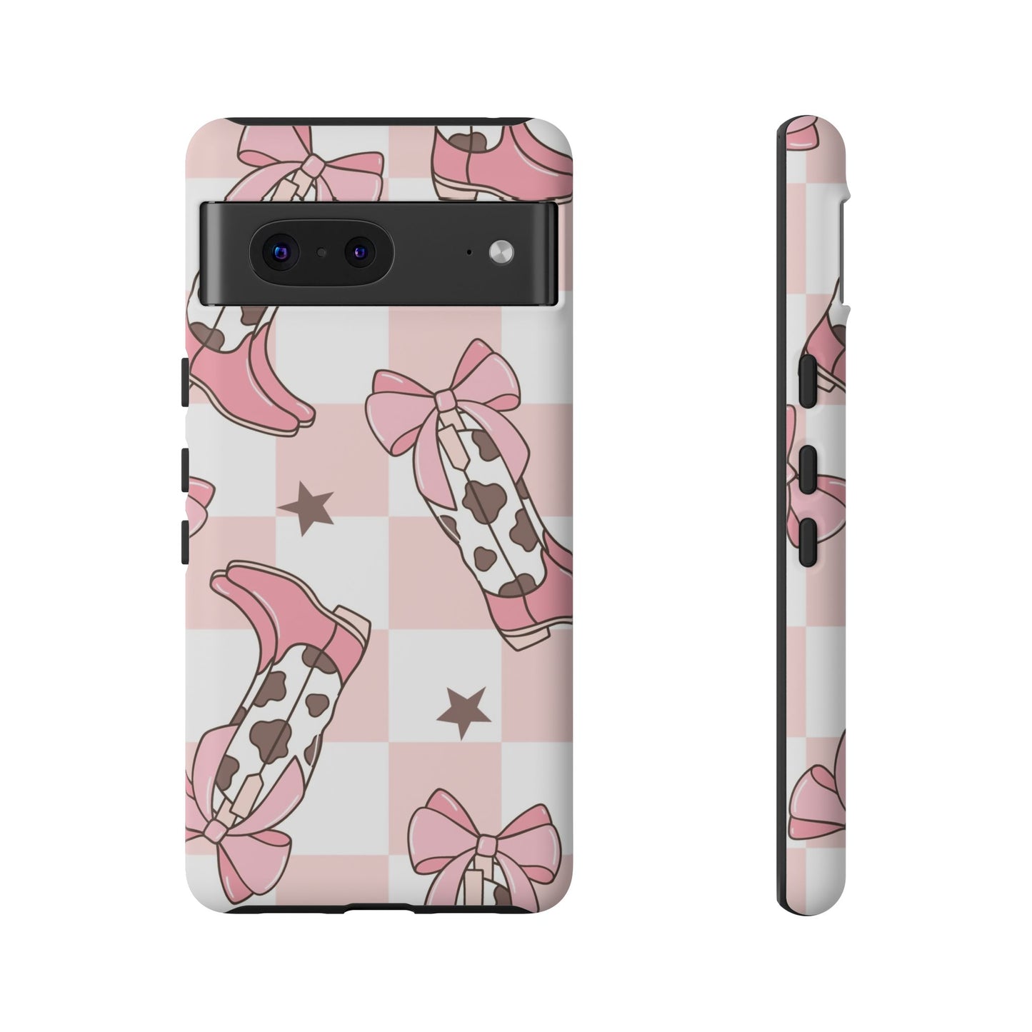 Cowboy Boots and Bows Protective Phone Case
