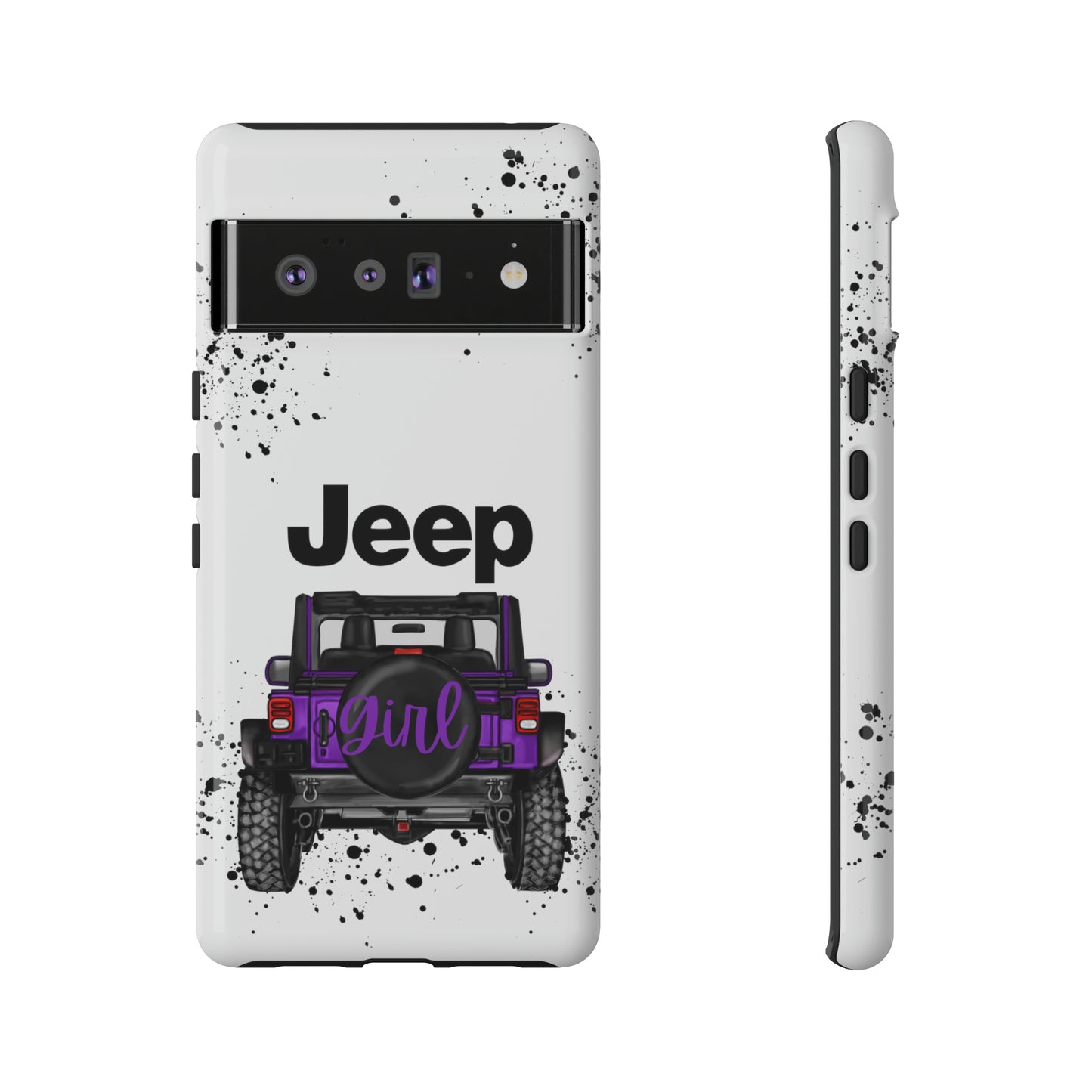 Off Road Girl Dark Purple Protective Case for Iphone, Google and Samsung Phones