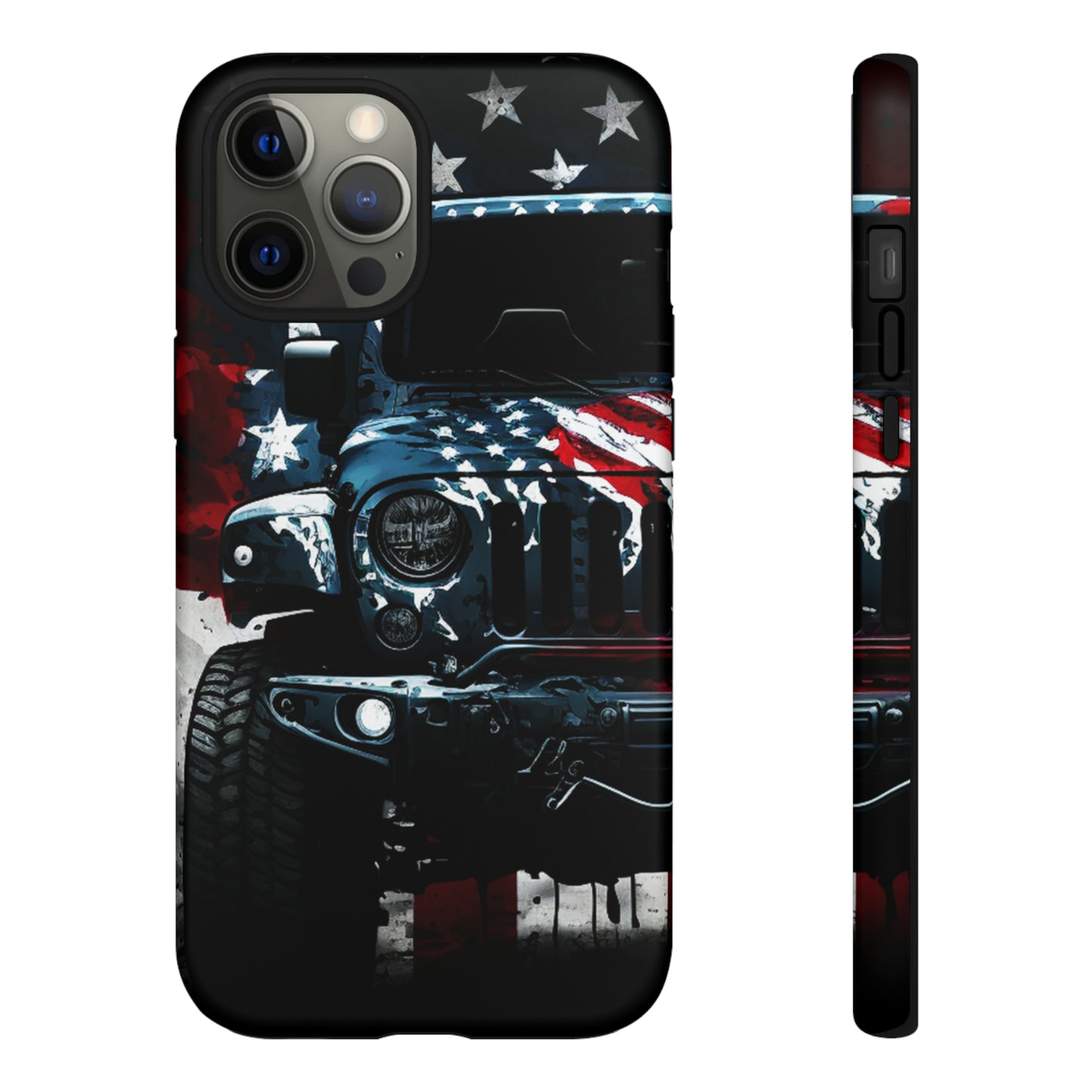 Off Roading Patriotic Protective Drop Proof Case Iphone, Samsung and Google phones