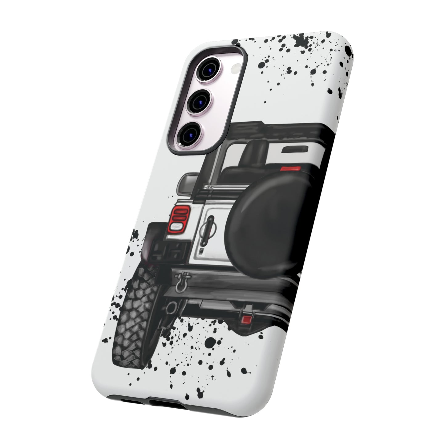 Off Road Life White Protective Case for Iphone, Google and Samsung