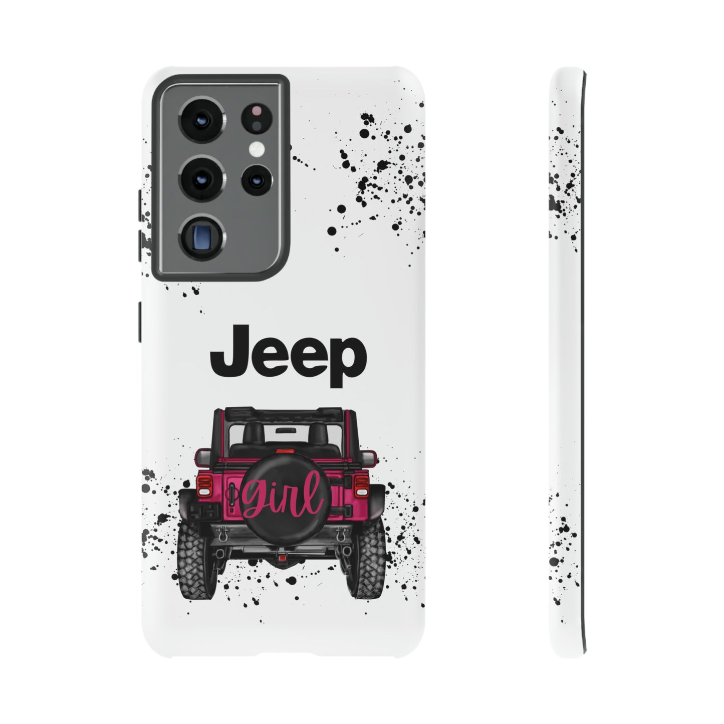 Off Road Girl Red Protective Case for Iphone, Google and Samsung Phones