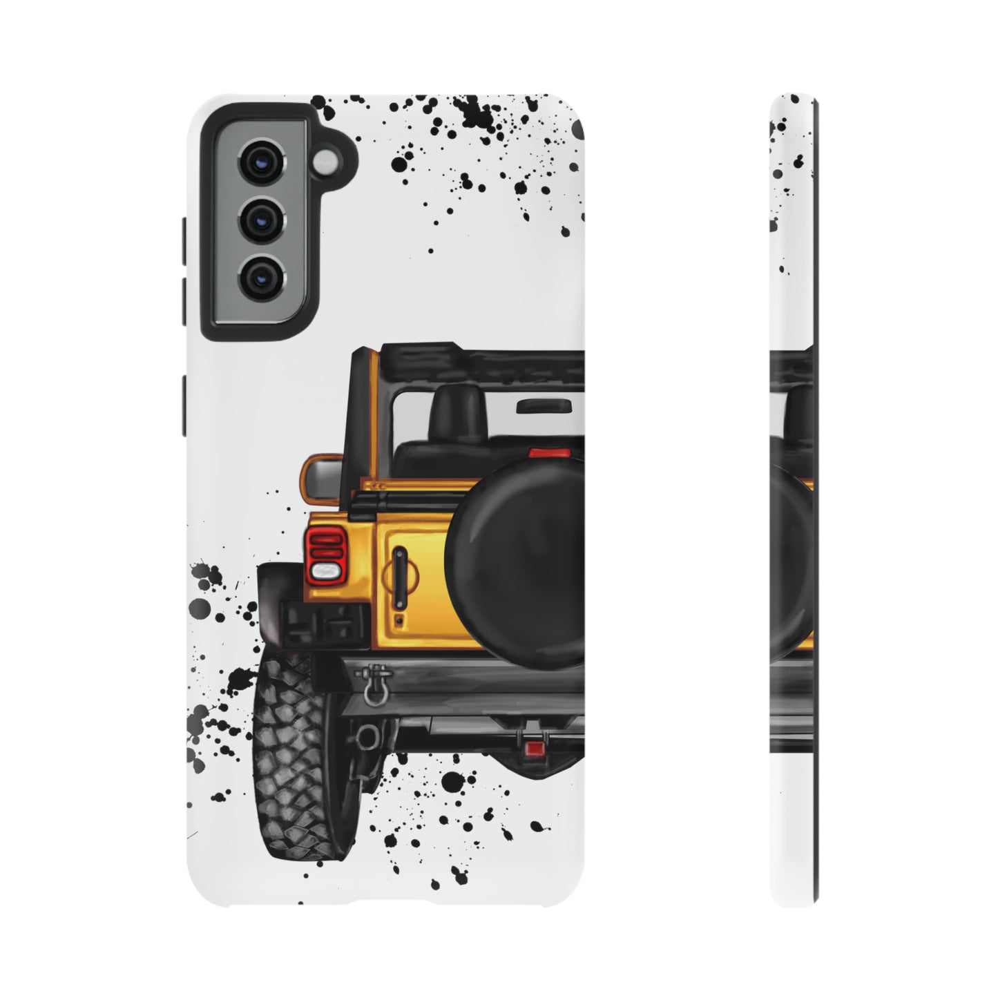 Off Road Life Yellow Protective Case for Iphone, Google and Samsung